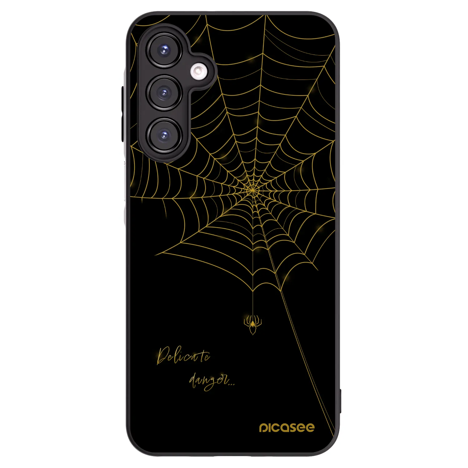 Picasee fekete szilikon tok az alábbi mobiltelefonokra Samsung Galaxy A16 4G - Delicate danger