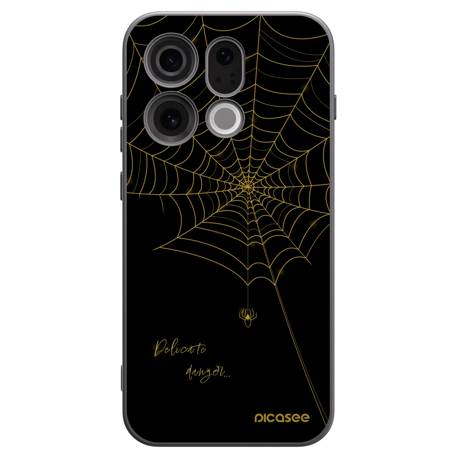Picasee fekete szilikon tok az alábbi mobiltelefonokra OPPO Find X9 - Delicate danger