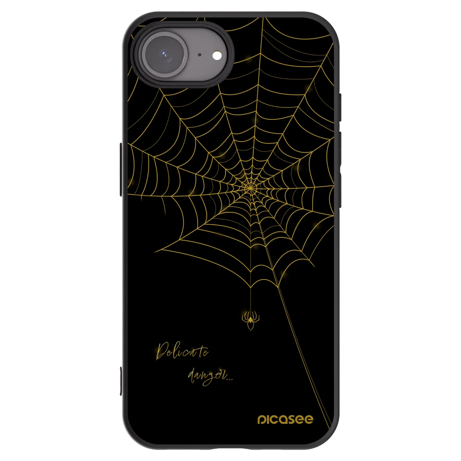 Picasee fekete szilikon tok az alábbi mobiltelefonokra Apple iPhone 17e - Delicate danger