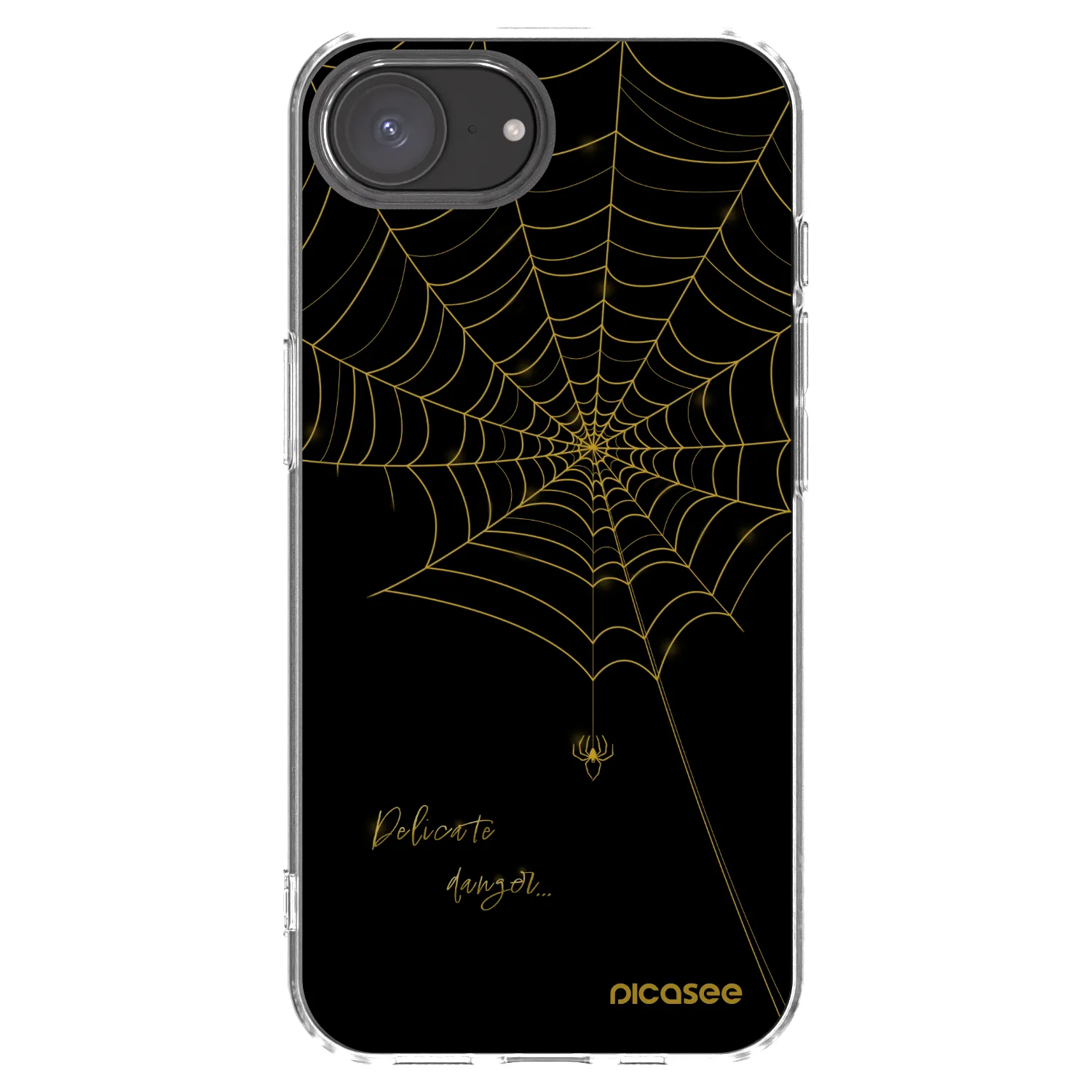 Picasee átlátszó szilikon tok az alábbi mobiltelefonokra Apple iPhone 17e - Delicate danger