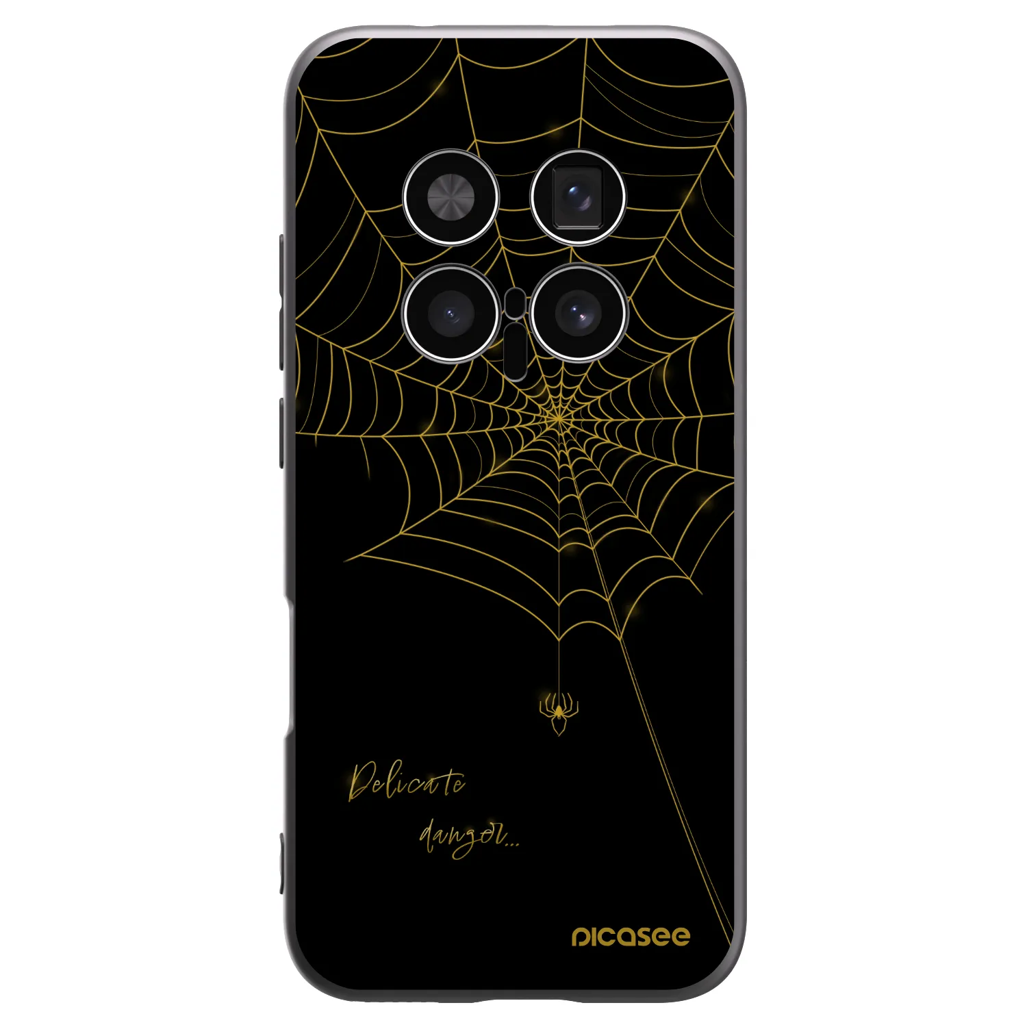 Picasee fekete szilikon tok az alábbi mobiltelefonokra Honor Magic8 Pro 5G - Delicate danger