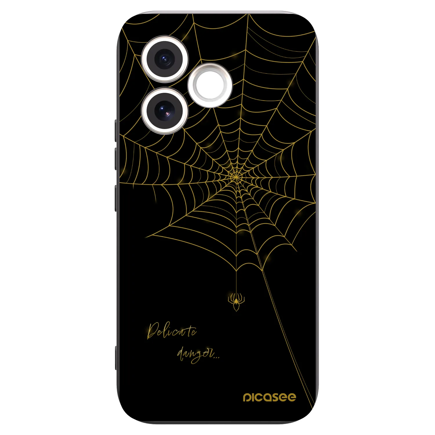 Picasee fekete szilikon tok az alábbi mobiltelefonokra Honor 600 Lite - Delicate danger