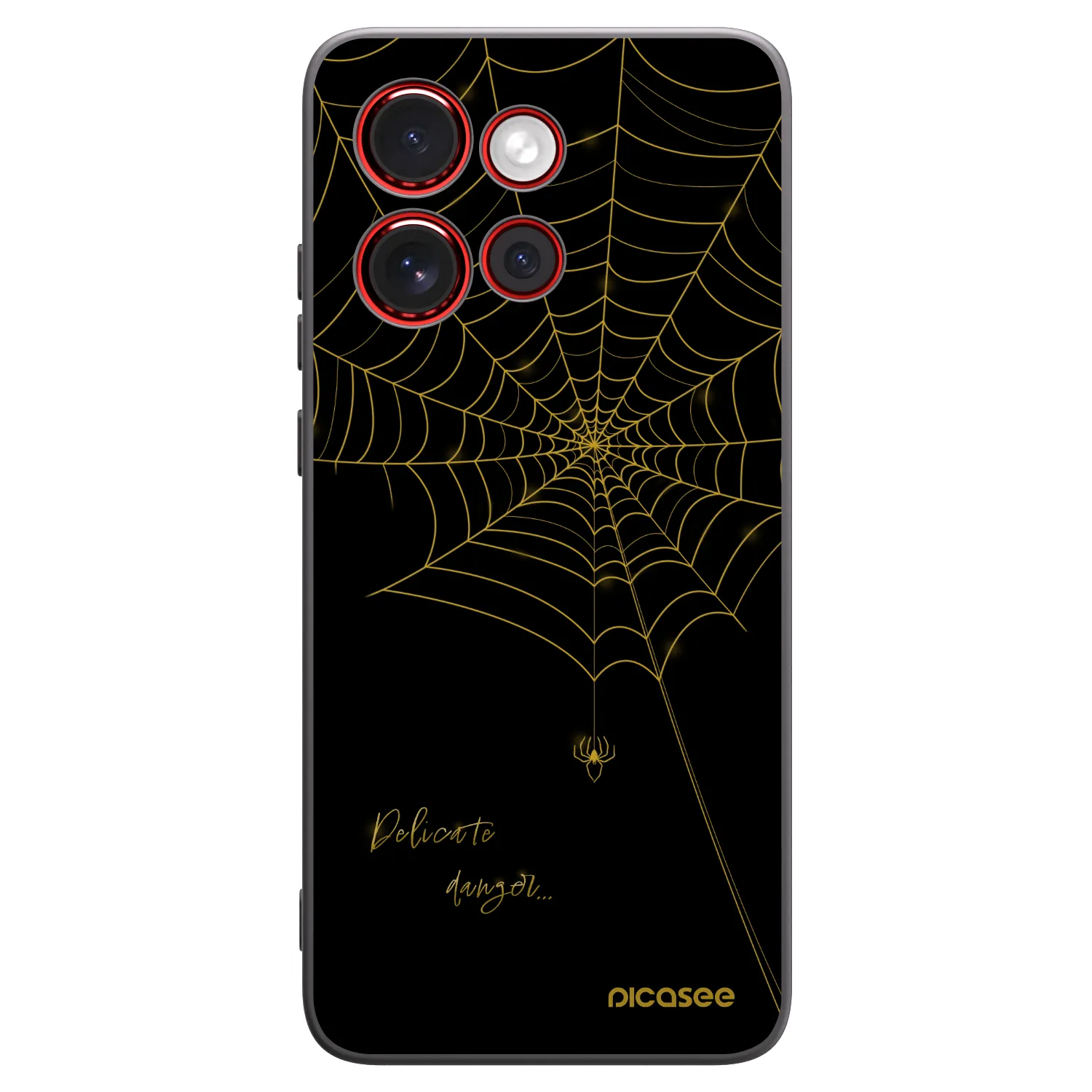 Picasee fekete szilikon tok az alábbi mobiltelefonokra Motorola Edge 60 Neo 5G - Delicate danger