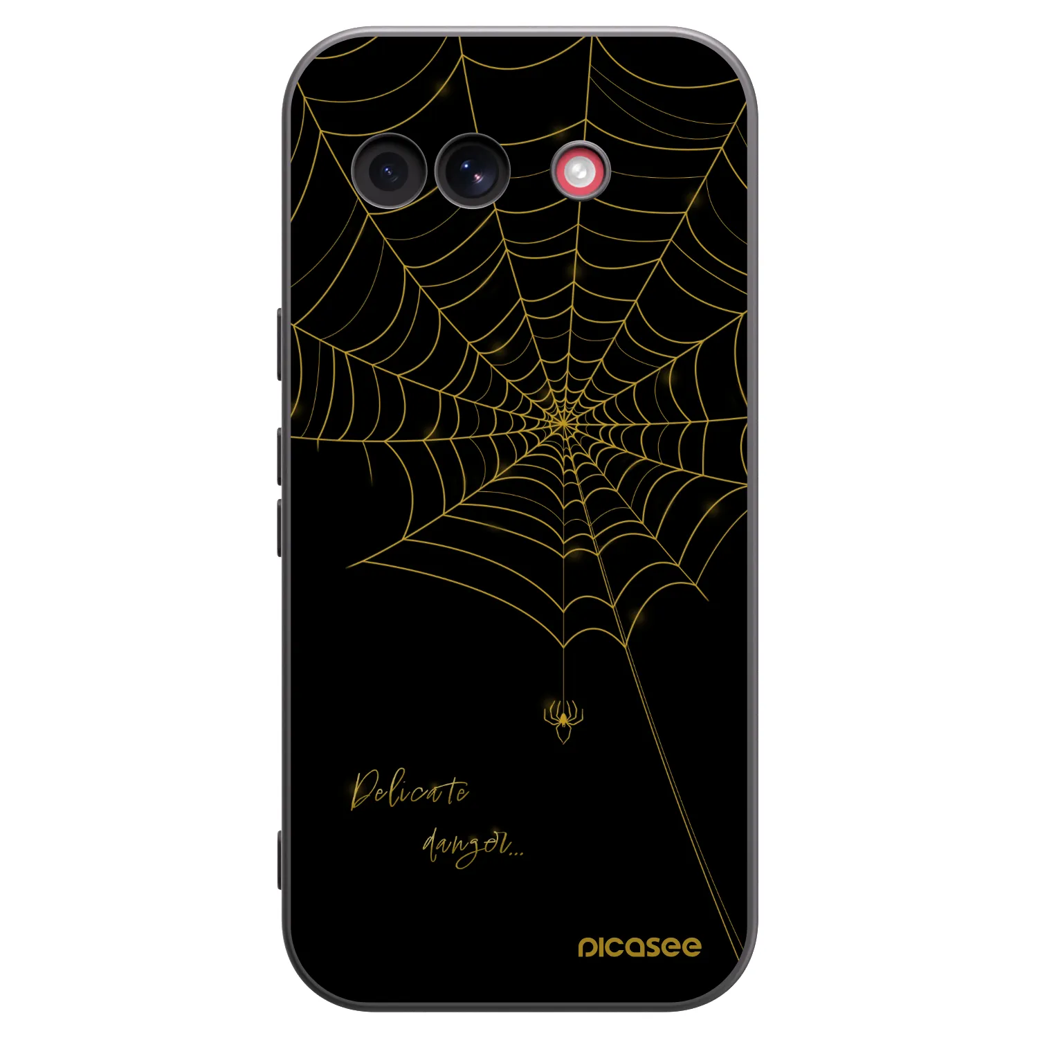 Picasee fekete szilikon tok az alábbi mobiltelefonokra Google Pixel 10a - Delicate danger