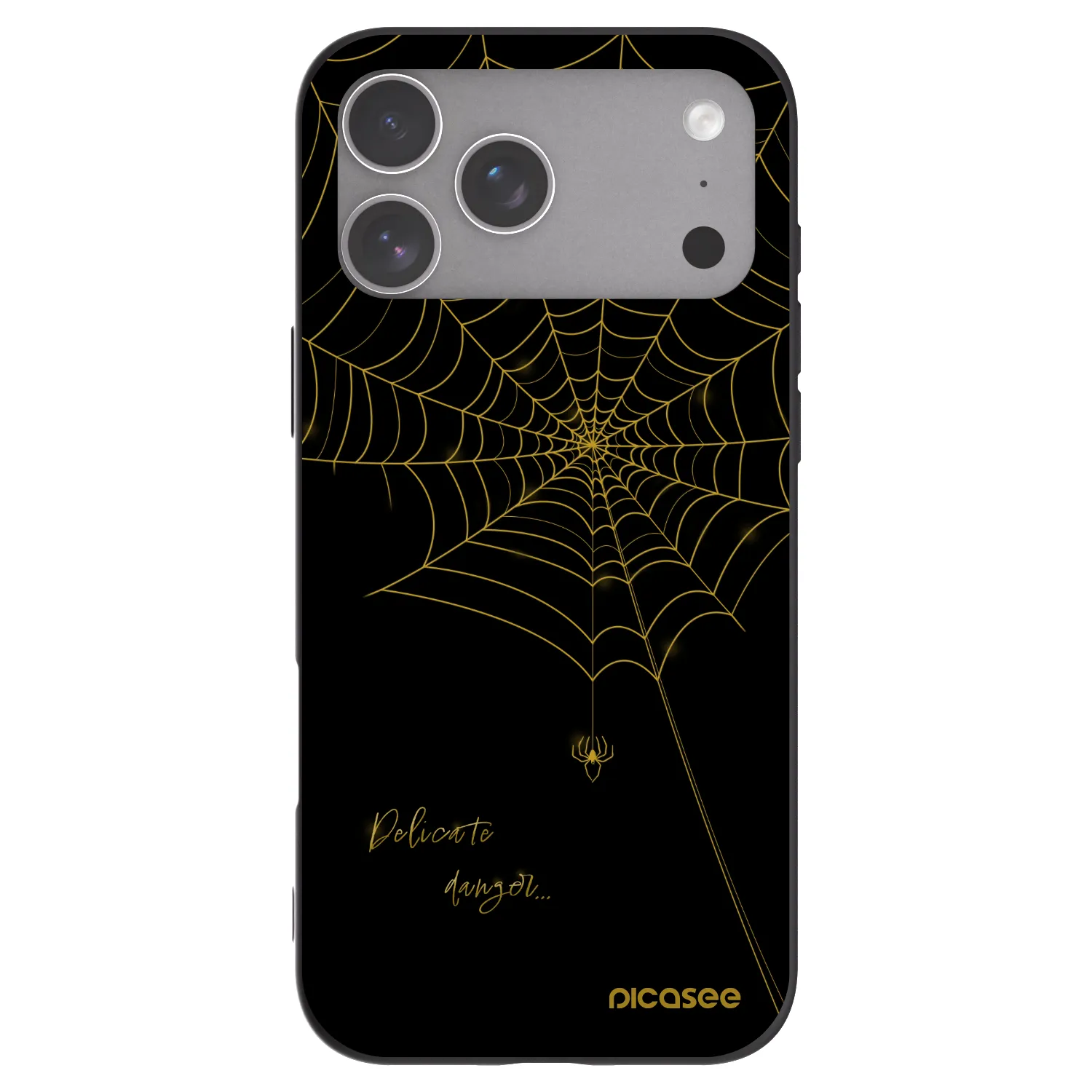 Picasee fekete szilikon tok az alábbi mobiltelefonokra Apple iPhone 18 Pro Max - Delicate danger