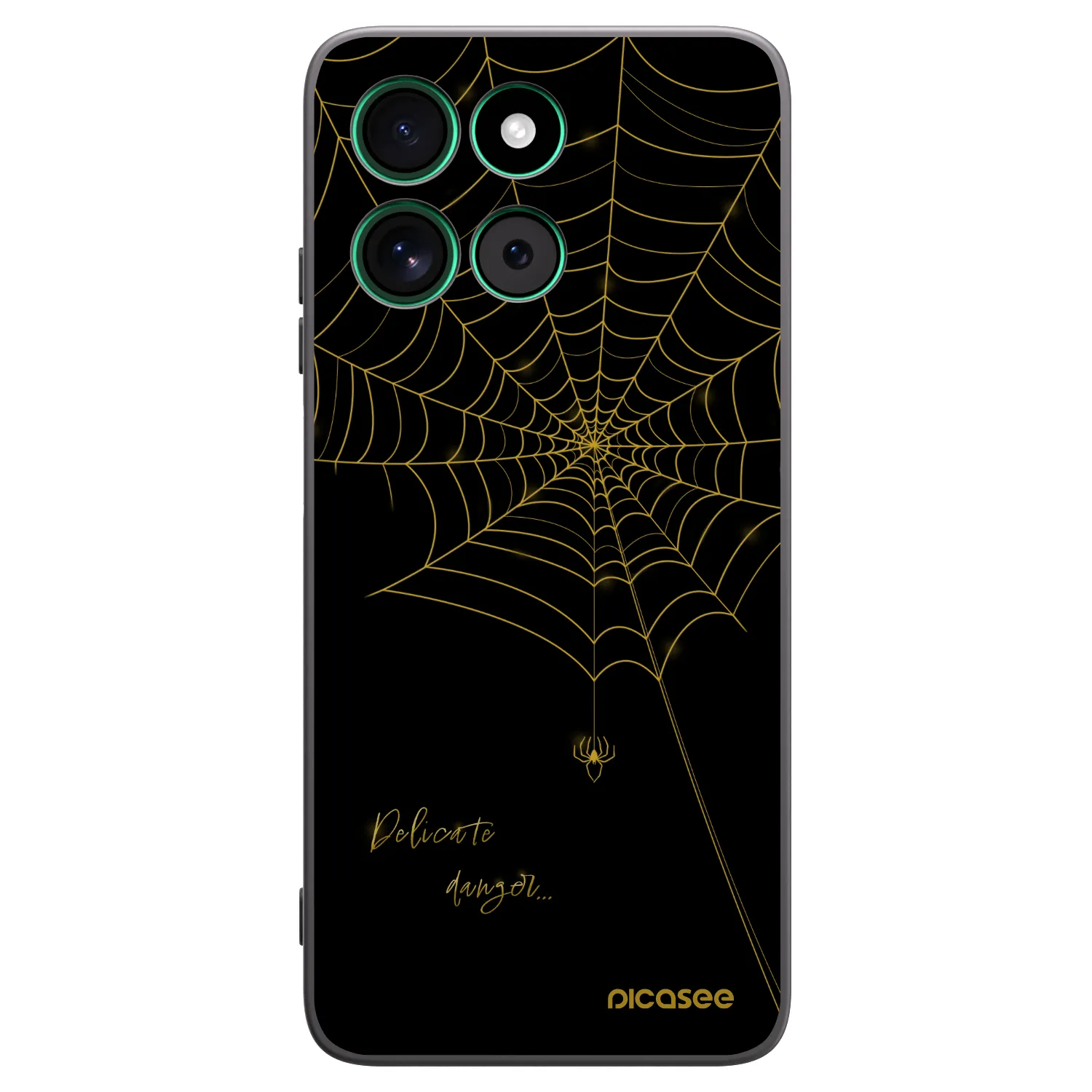 Picasee fekete szilikon tok az alábbi mobiltelefonokra Motorola Moto G57 Power - Delicate danger
