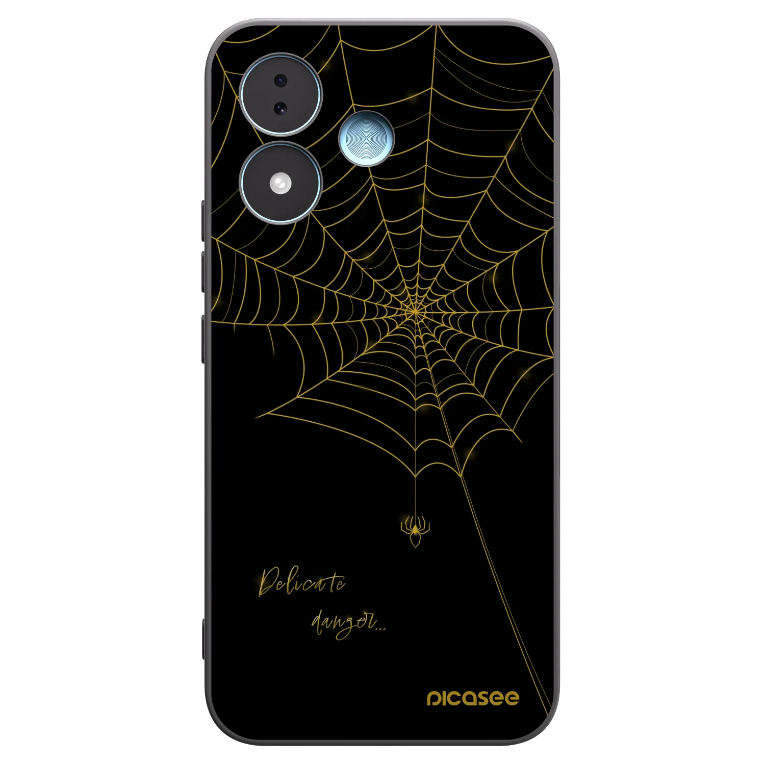 Picasee fekete szilikon tok az alábbi mobiltelefonokra Xiaomi Redmi Note 17 5G - Delicate danger