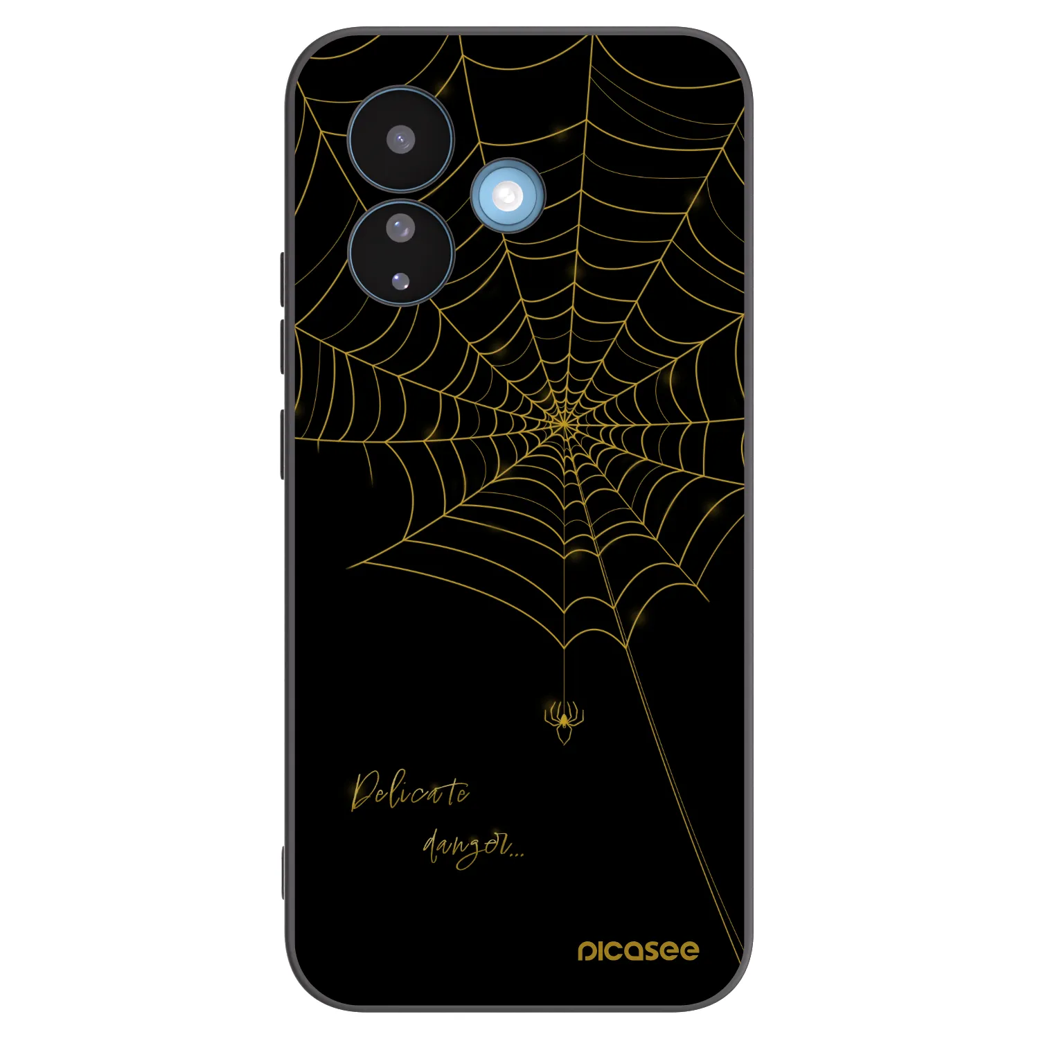 Picasee fekete szilikon tok az alábbi mobiltelefonokra Xiaomi Redmi Note 17 Pro 5G - Delicate danger