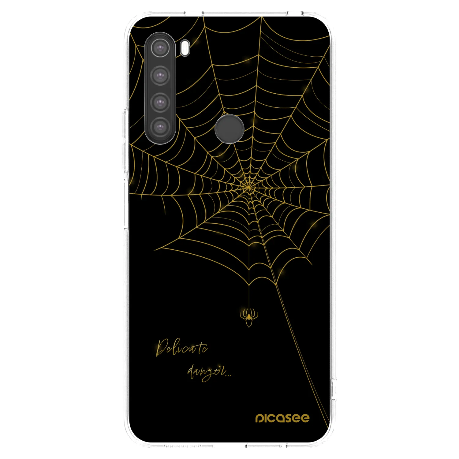 Picasee átlátszó szilikon tok az alábbi mobiltelefonokra Xiaomi Redmi Note 8 - Delicate danger