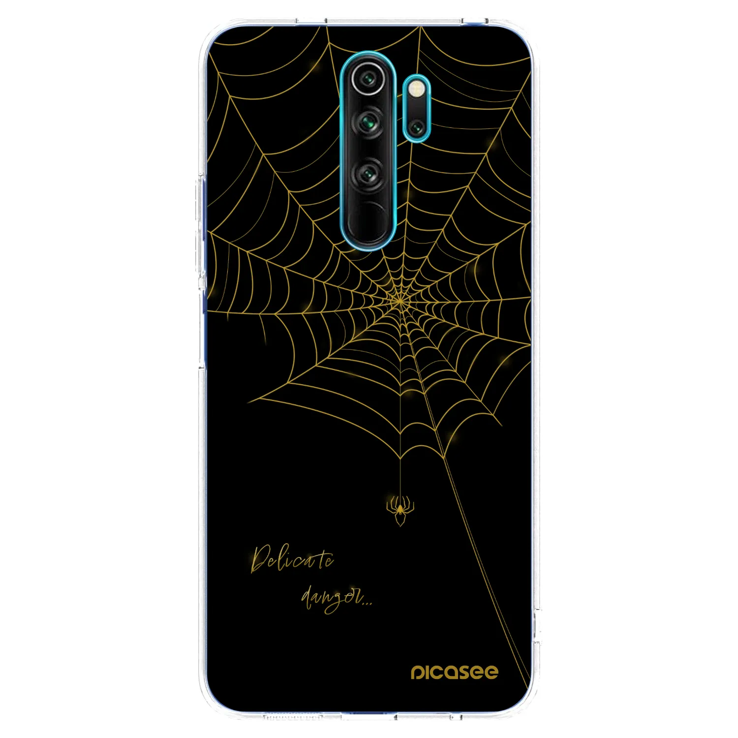 Picasee átlátszó szilikon tok az alábbi mobiltelefonokra Xiaomi Redmi Note 8 Pro - Delicate danger