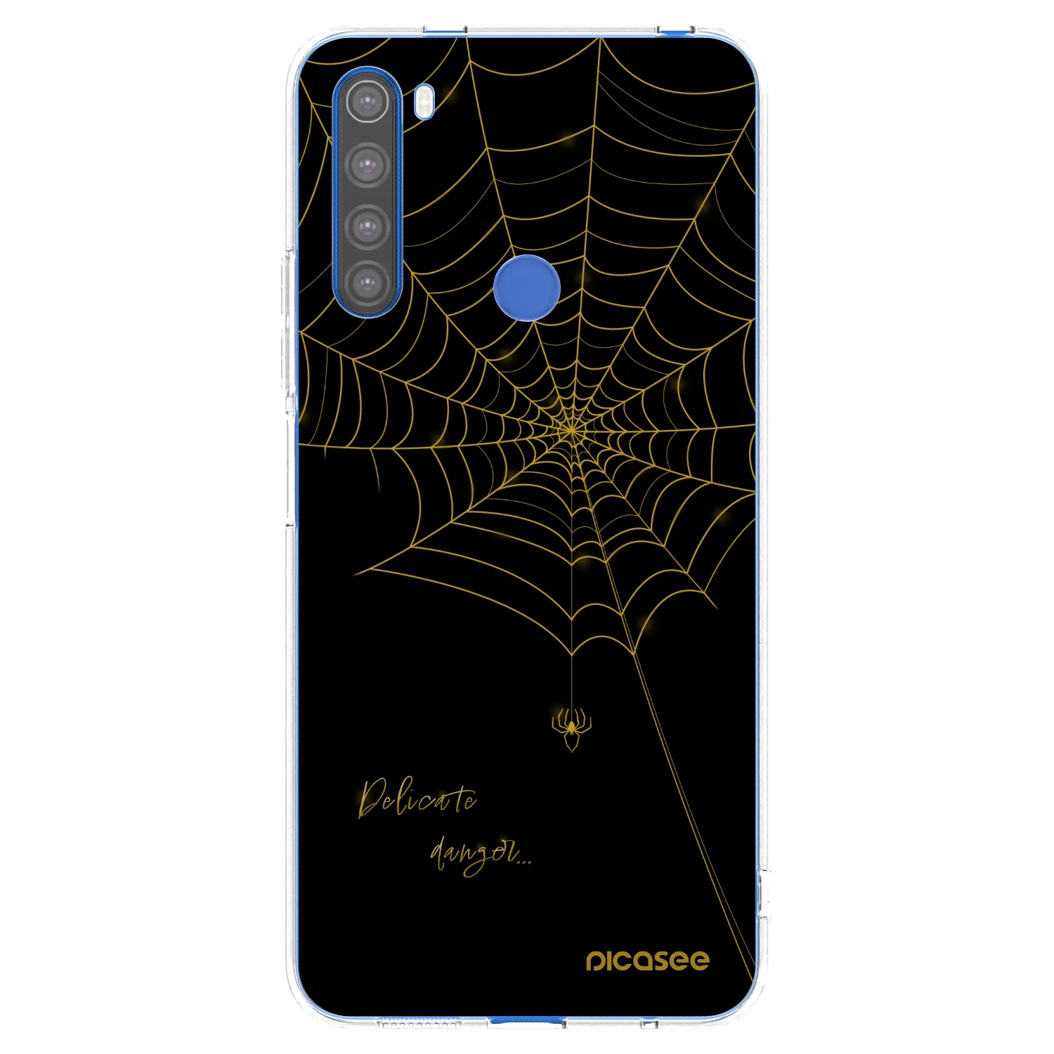 Picasee átlátszó szilikon tok az alábbi mobiltelefonokra Xiaomi Redmi Note 8T - Delicate danger