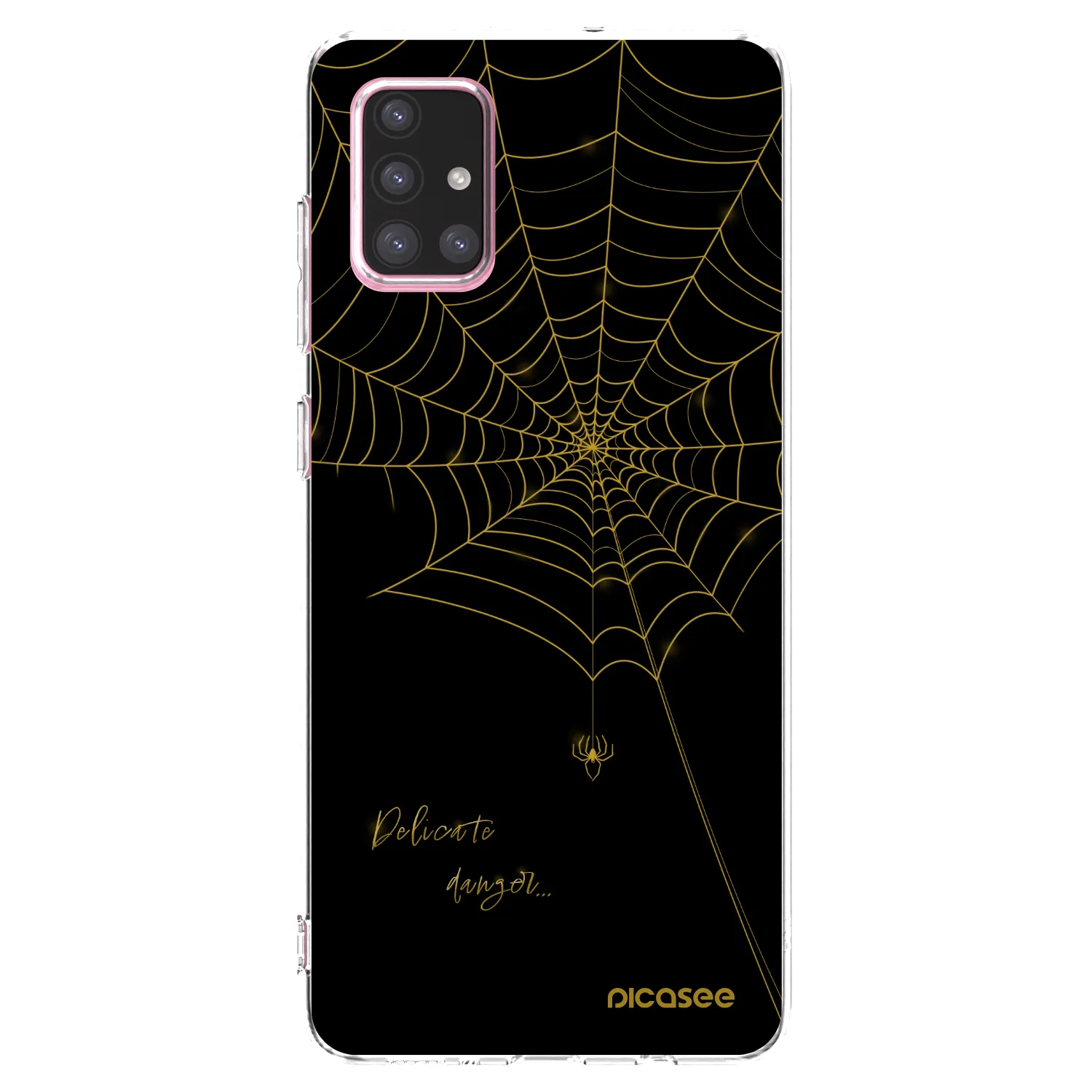 Picasee átlátszó szilikon tok az alábbi mobiltelefonokra Samsung Galaxy A71 A715F - Delicate danger