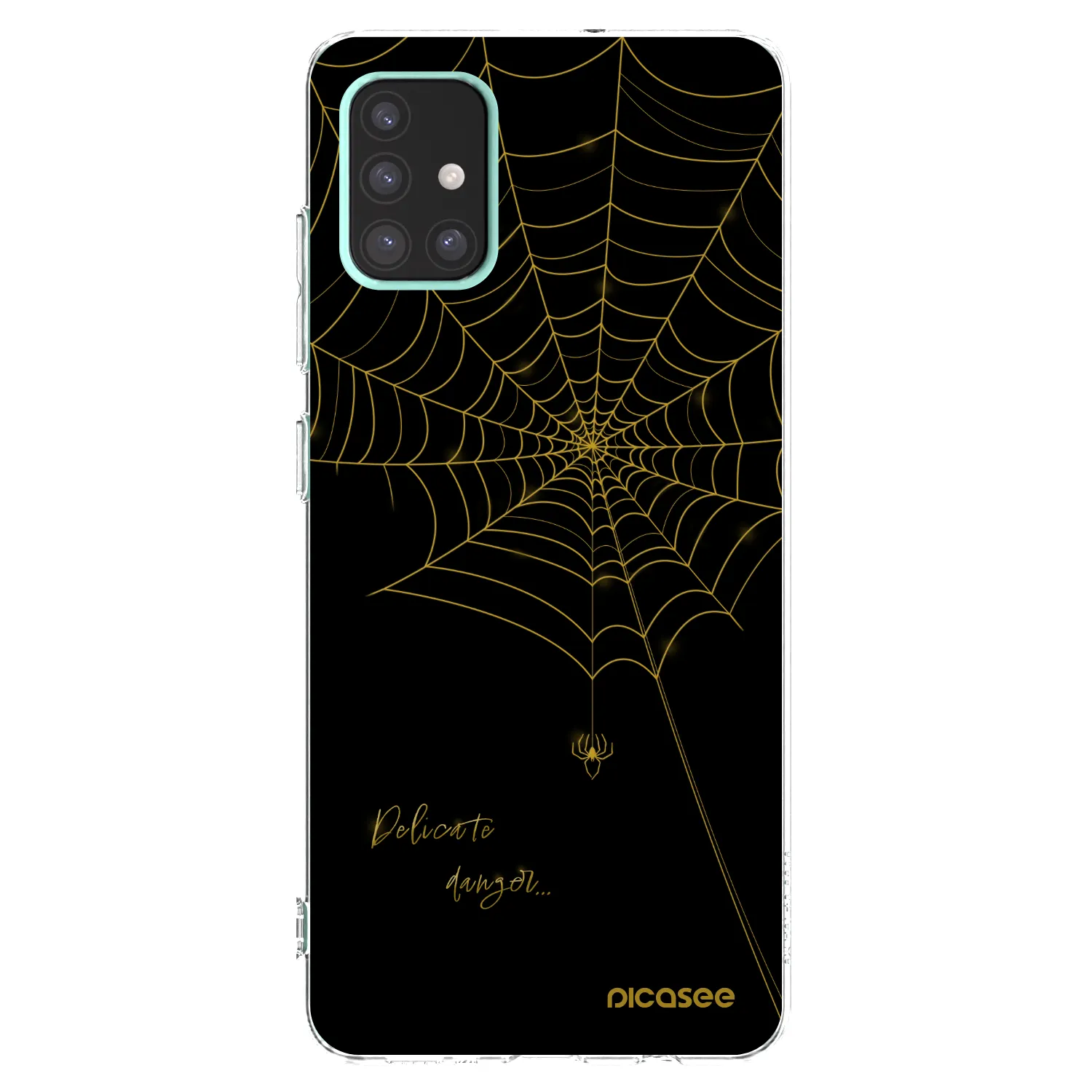 Picasee átlátszó szilikon tok az alábbi mobiltelefonokra Samsung Galaxy A51 A515F - Delicate danger