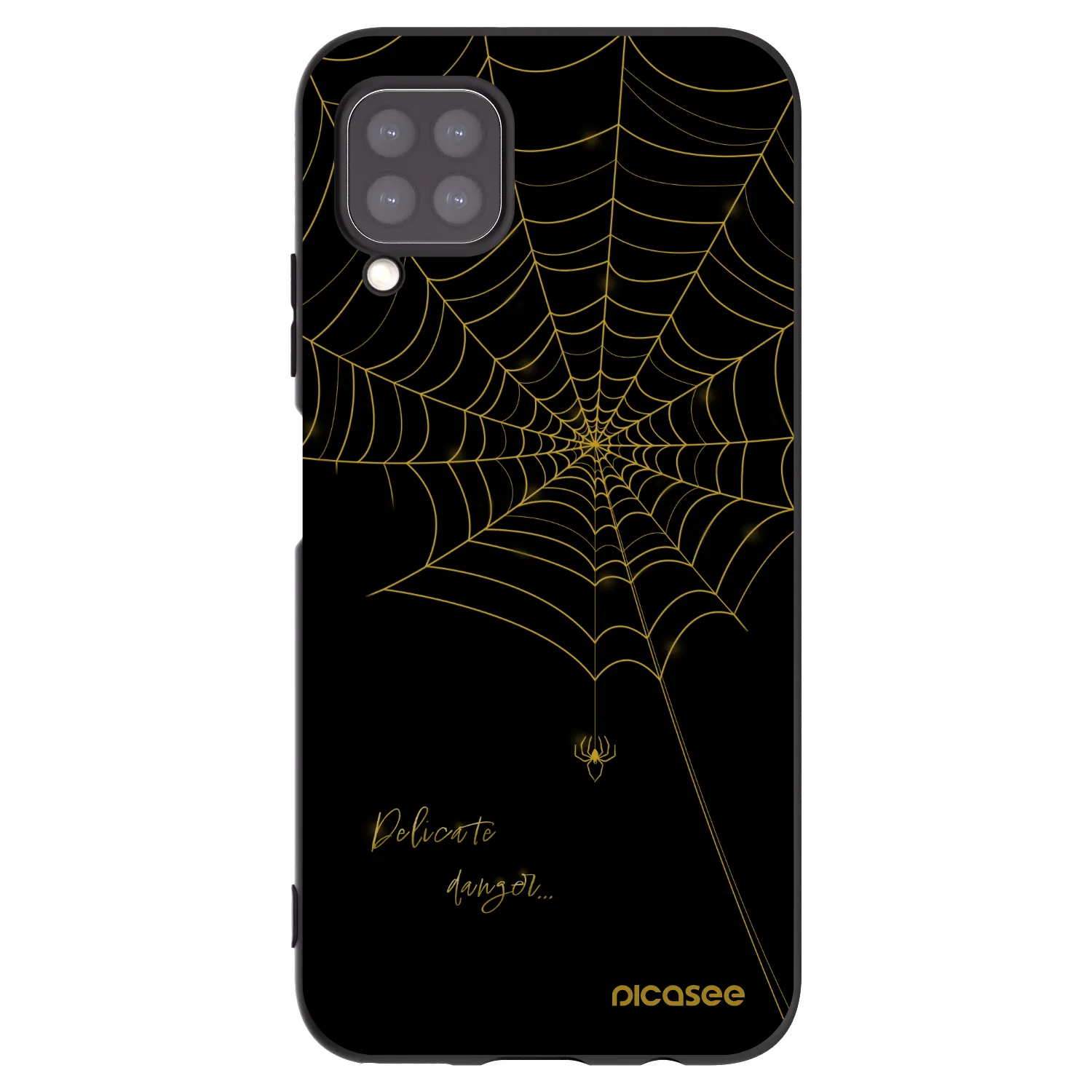 Picasee fekete szilikon tok az alábbi mobiltelefonokra Huawei P40 Lite - Delicate danger