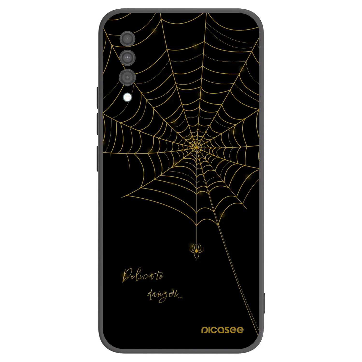 Picasee fekete szilikon tok az alábbi mobiltelefonokra Samsung Galaxy A30s A307F - Delicate danger