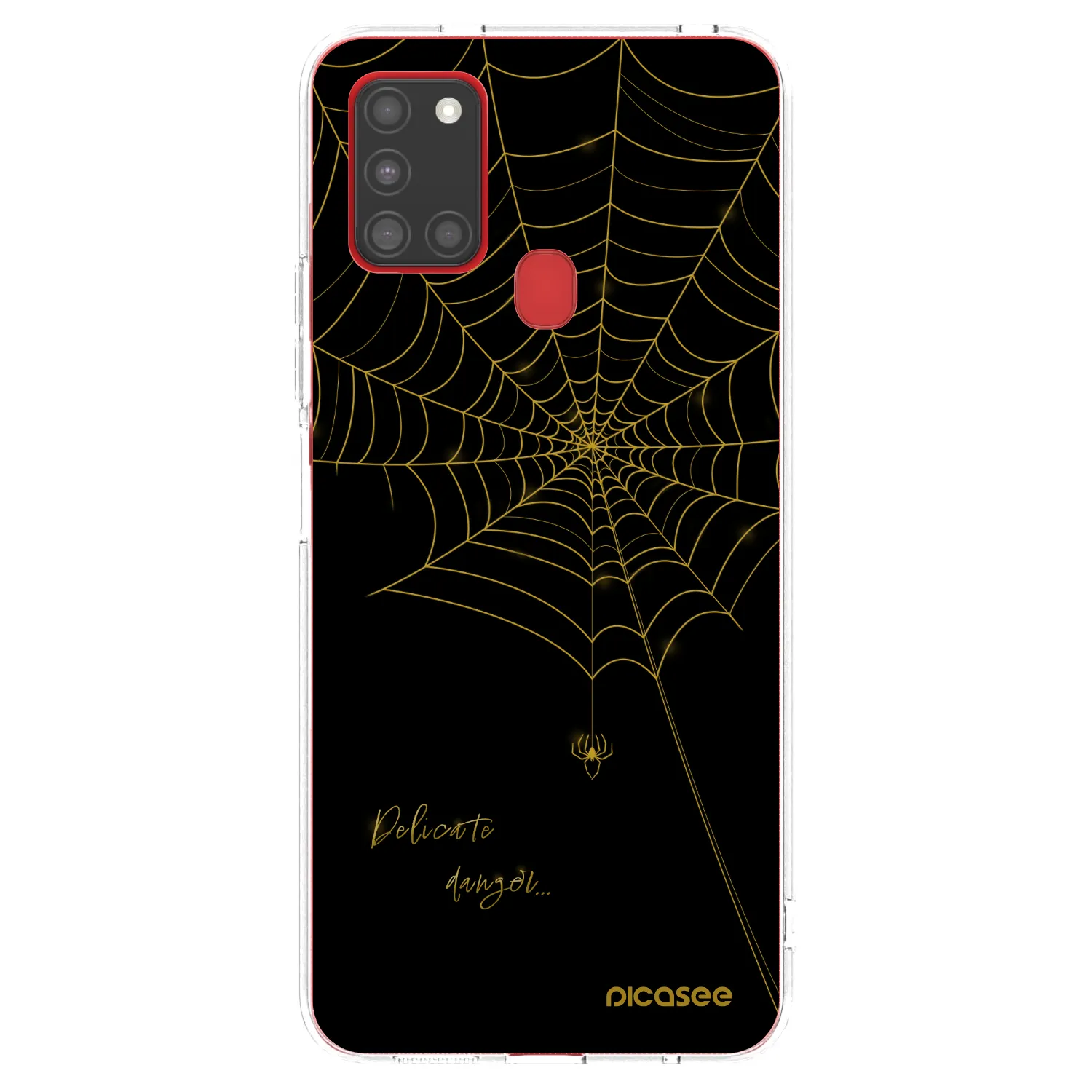 Picasee átlátszó szilikon tok az alábbi mobiltelefonokra Samsung Galaxy A21s - Delicate danger