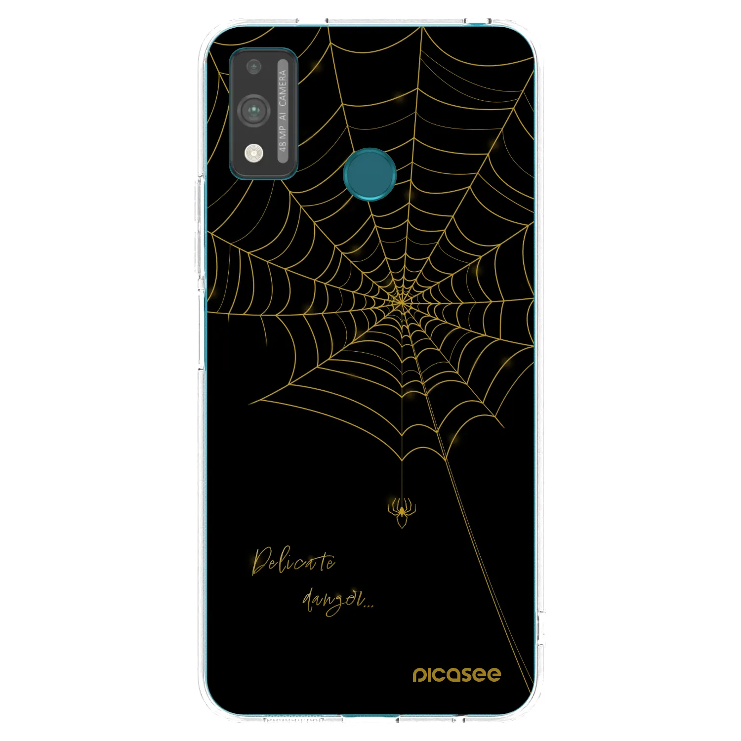 Picasee átlátszó szilikon tok az alábbi mobiltelefonokra Honor 9X Lite - Delicate danger