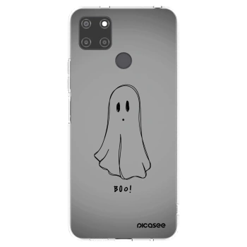 Picasee átlátszó szilikon tok az alábbi mobiltelefonokra Realme C21Y - Ghost