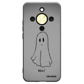Picasee fekete szilikon tok az alábbi mobiltelefonokra Honor Magic8 Lite 5G - Ghost
