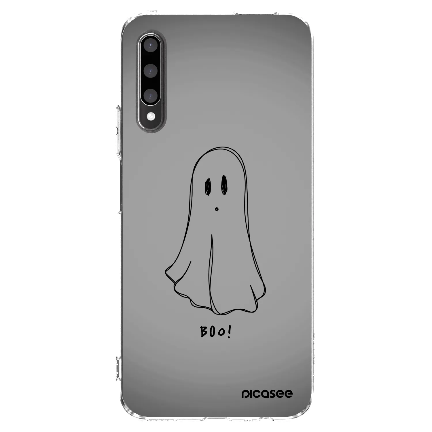 Picasee átlátszó szilikon tok az alábbi mobiltelefonokra Honor 9X Pro - Ghost