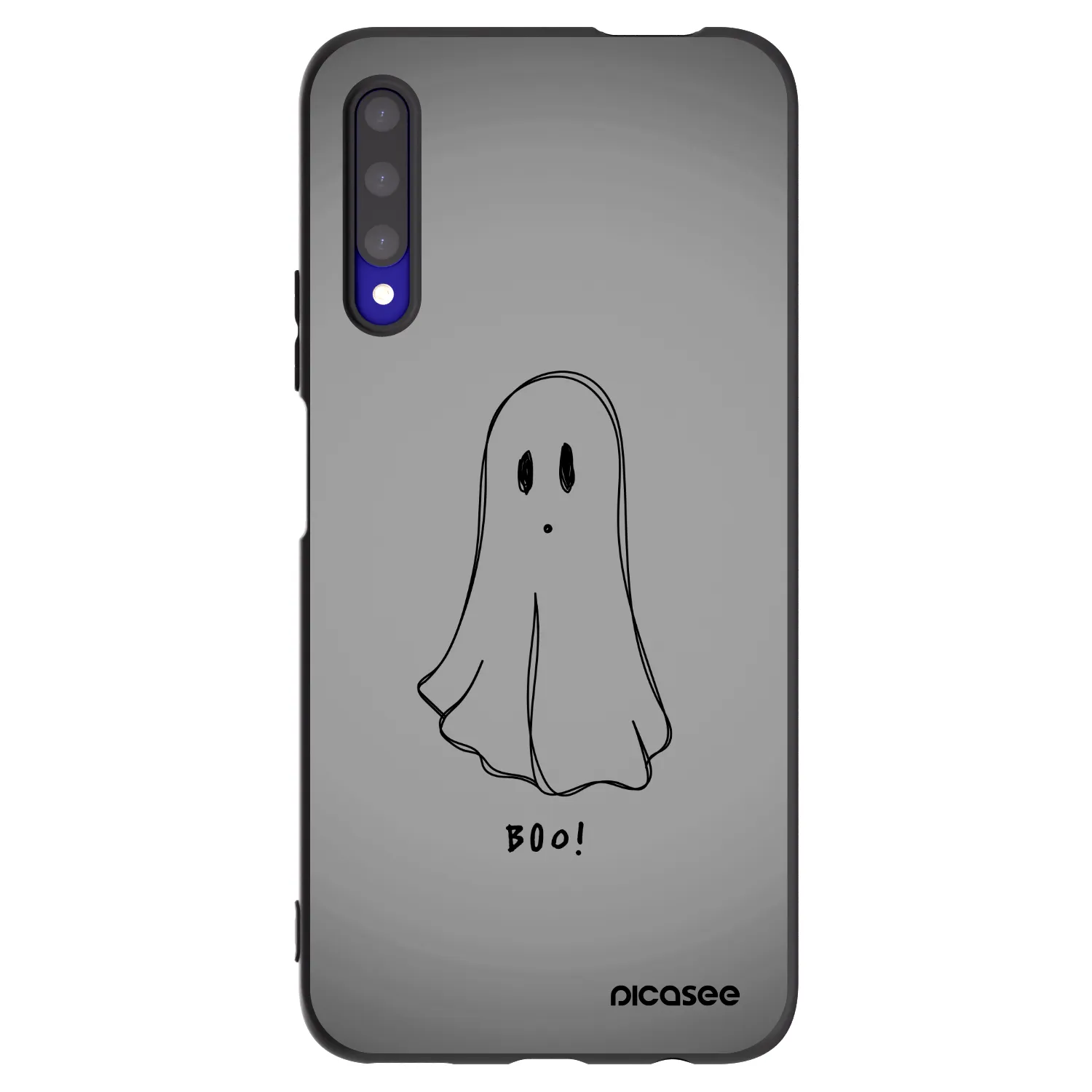 Picasee fekete szilikon tok az alábbi mobiltelefonokra Honor 9X Pro - Ghost