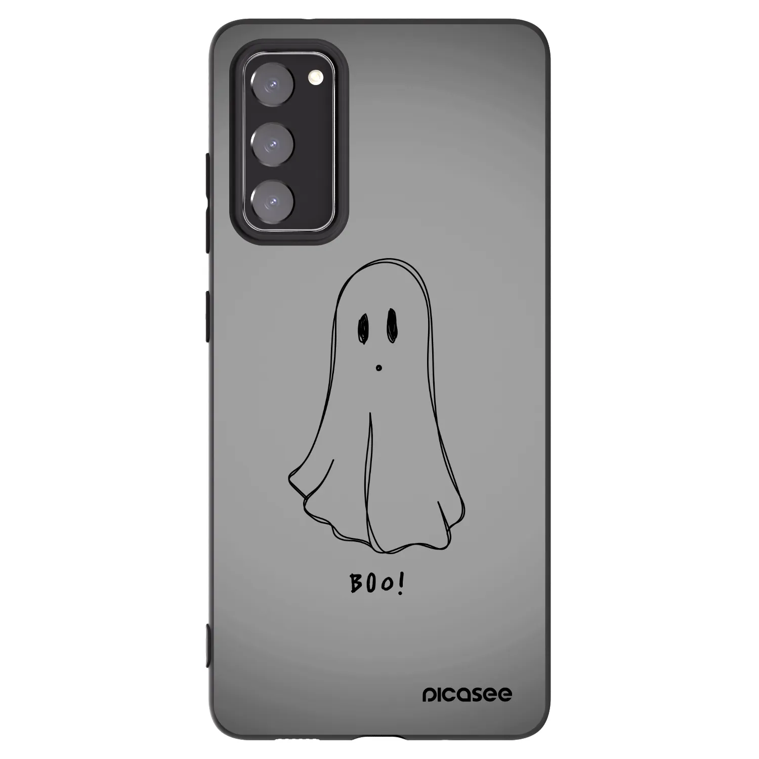 Picasee fekete szilikon tok az alábbi mobiltelefonokra Samsung Galaxy S20 FE - Ghost