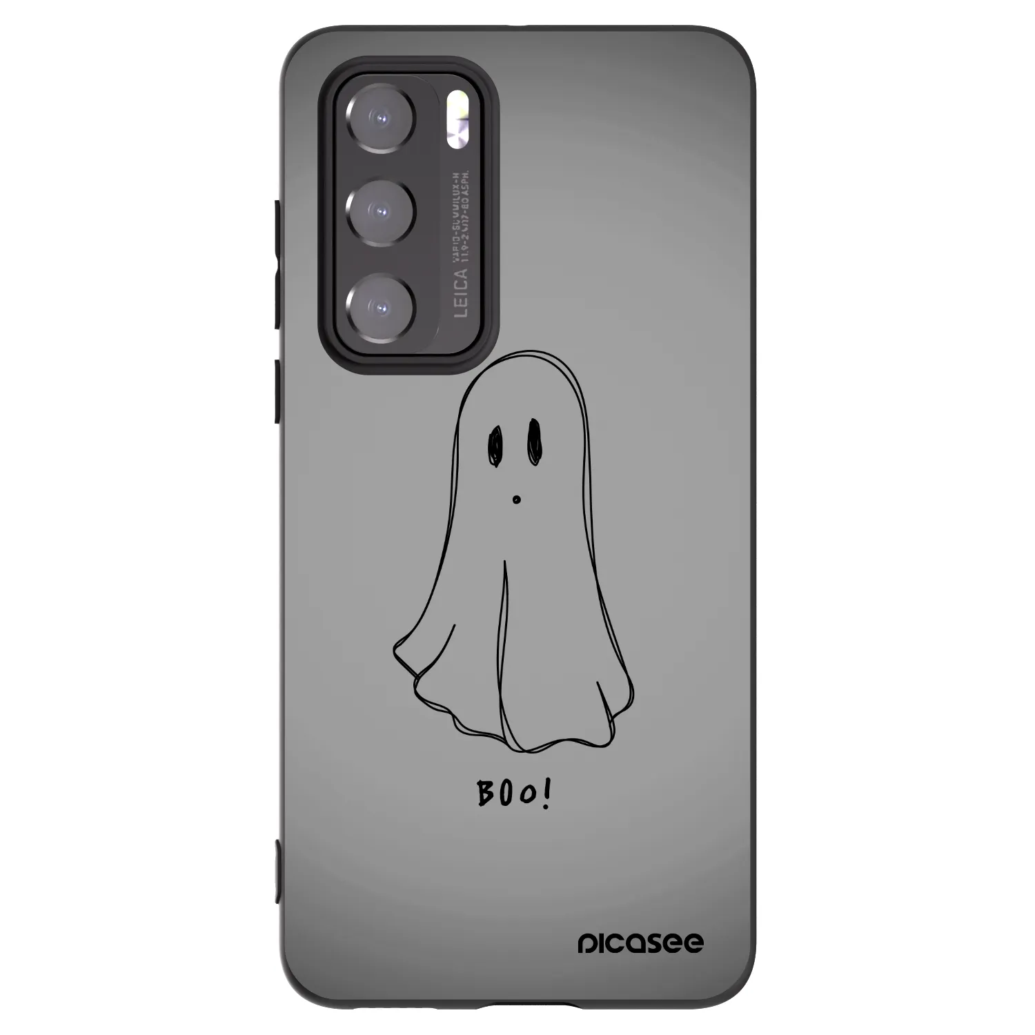 Picasee fekete szilikon tok az alábbi mobiltelefonokra Huawei P40 - Ghost