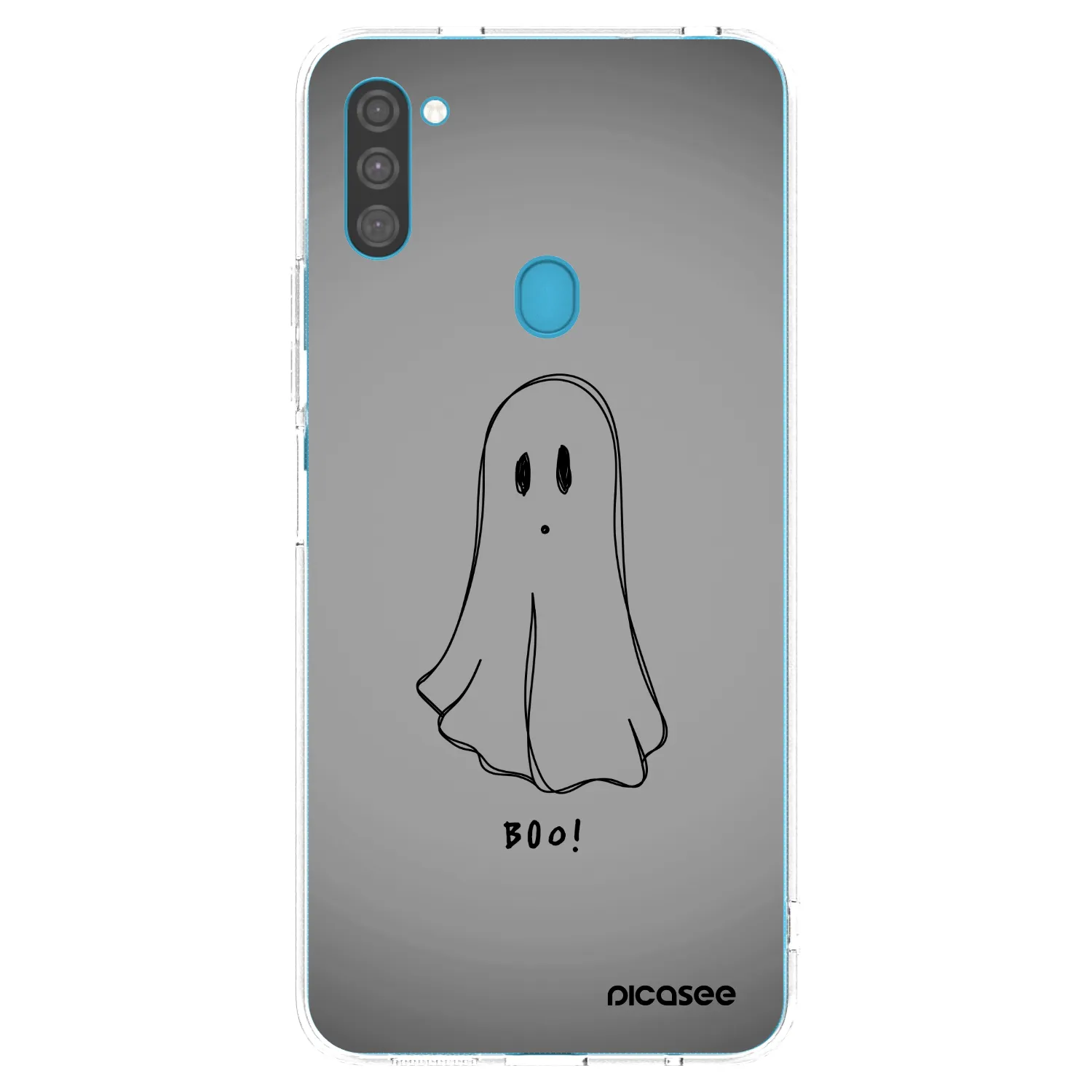 Picasee átlátszó szilikon tok az alábbi mobiltelefonokra Samsung Galaxy M11 - Ghost