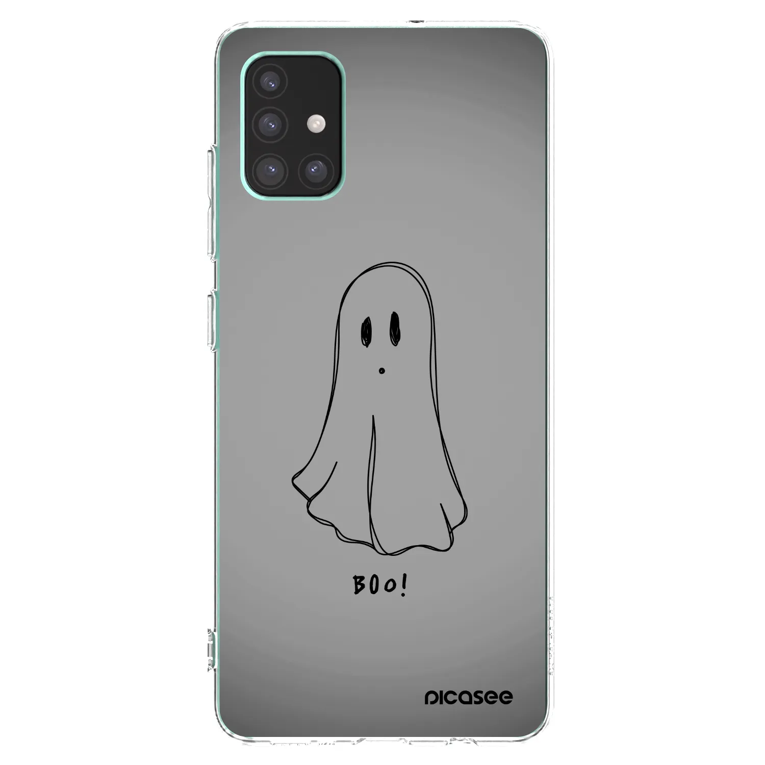 Picasee átlátszó szilikon tok az alábbi mobiltelefonokra Samsung Galaxy M51 M515F - Ghost