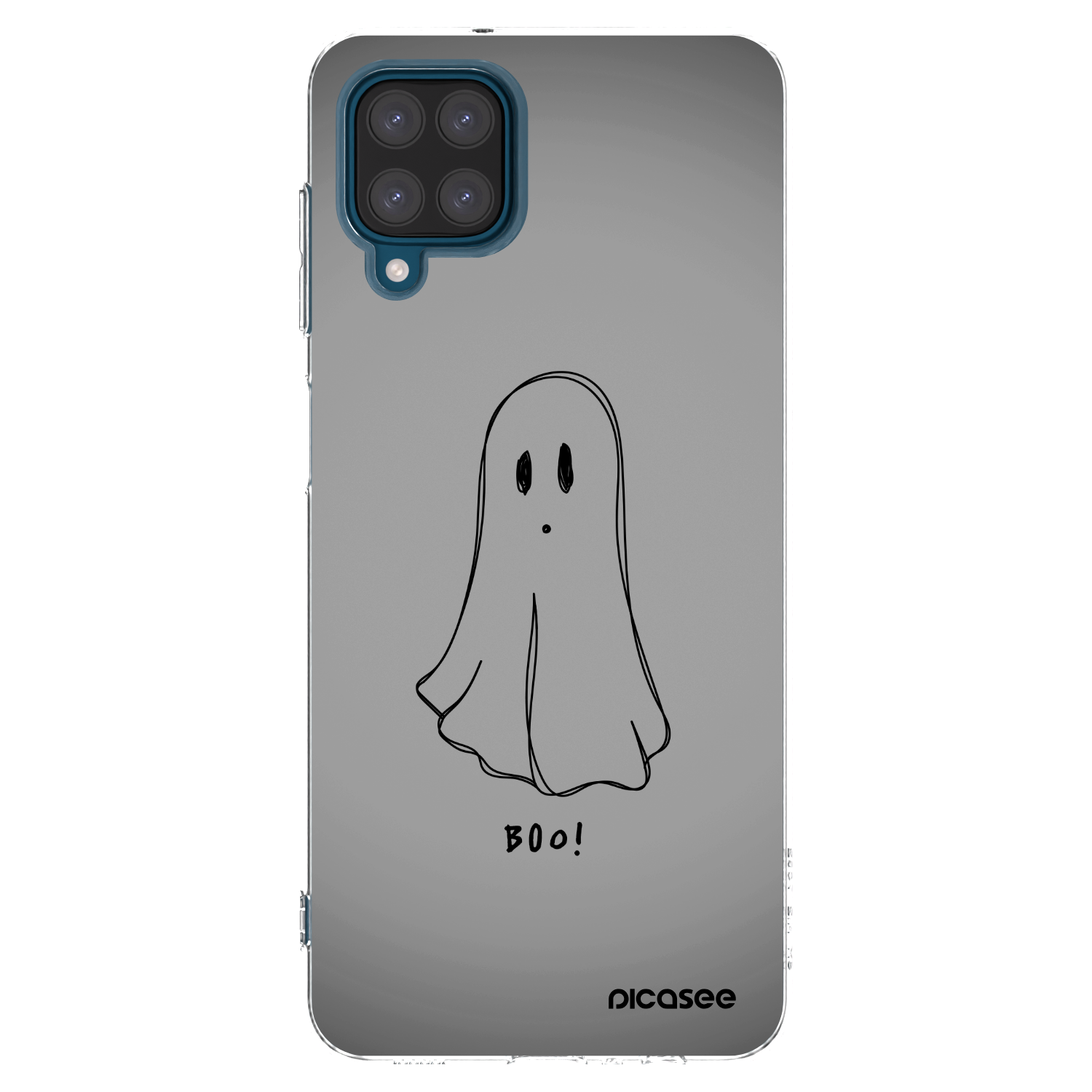 Picasee átlátszó szilikon tok az alábbi mobiltelefonokra Samsung Galaxy A12 A125F - Ghost