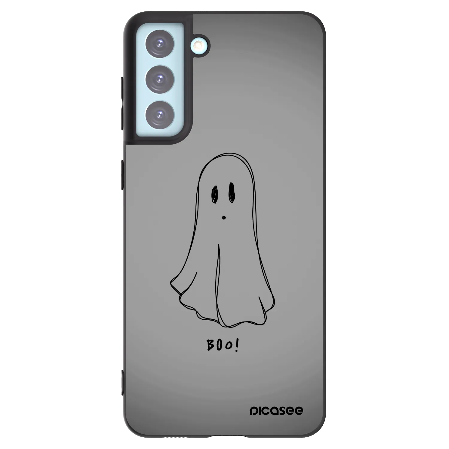 Picasee fekete szilikon tok az alábbi mobiltelefonokra Samsung Galaxy S21+ 5G G996F - Ghost