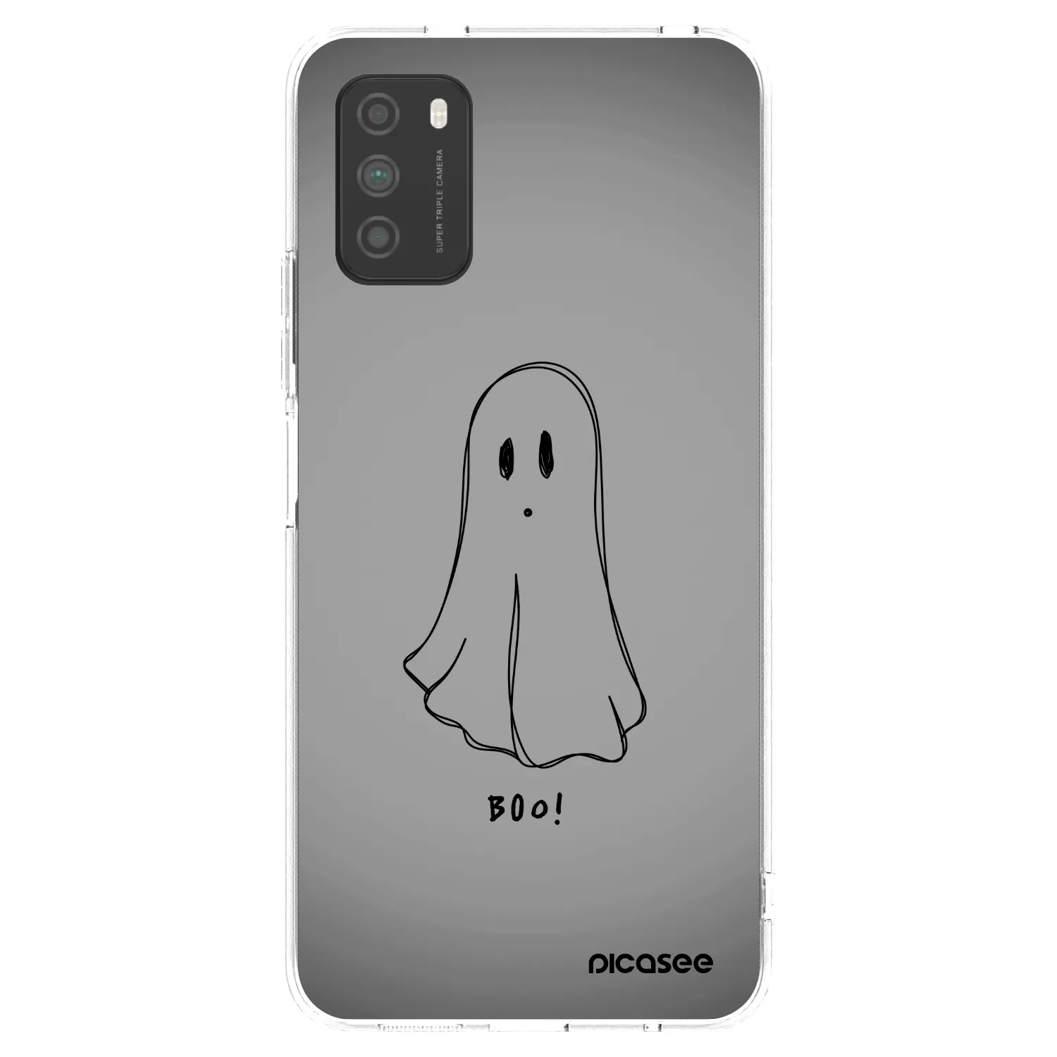 Picasee átlátszó szilikon tok az alábbi mobiltelefonokra Xiaomi Poco M3 - Ghost
