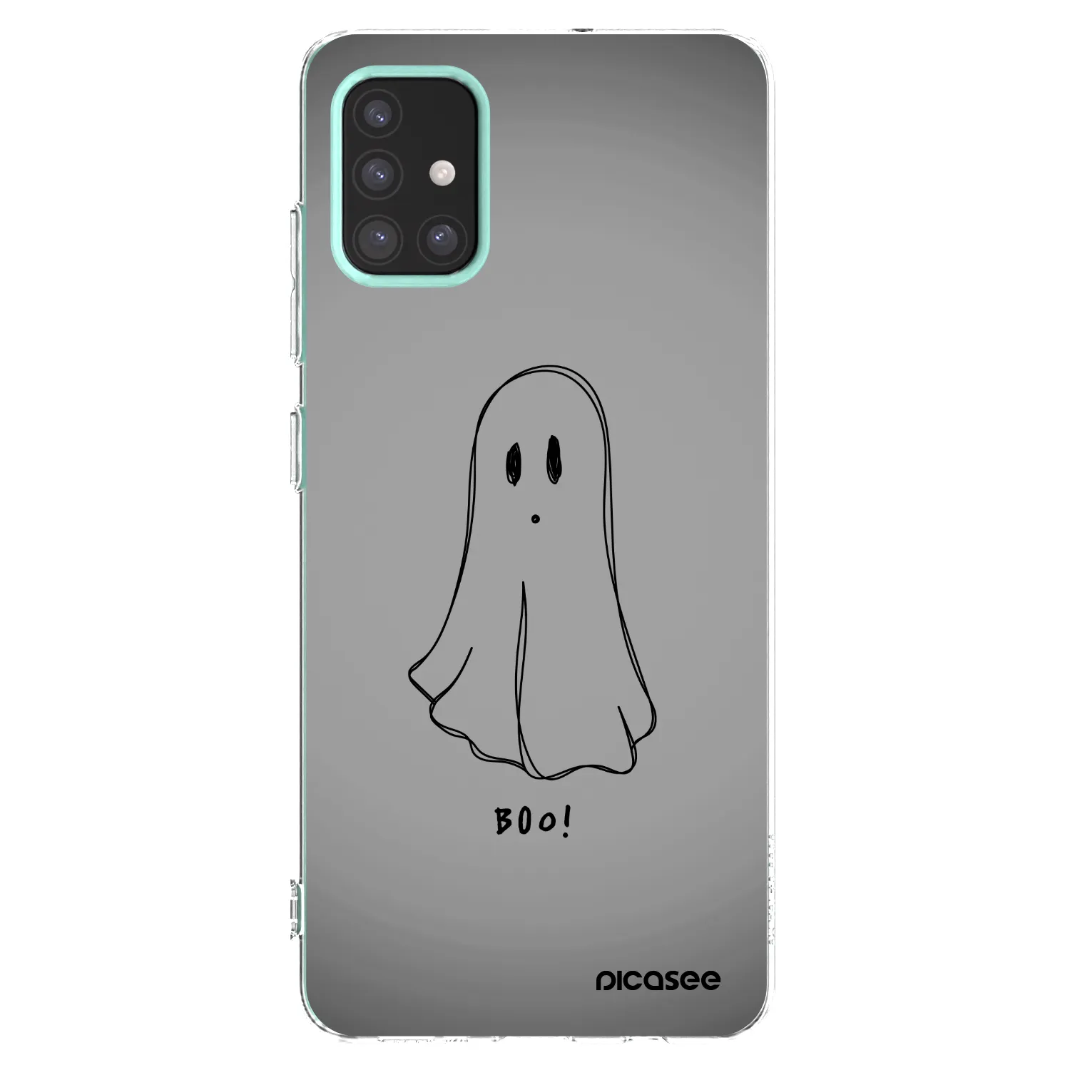 Picasee átlátszó szilikon tok az alábbi mobiltelefonokra Samsung Galaxy M31s - Ghost