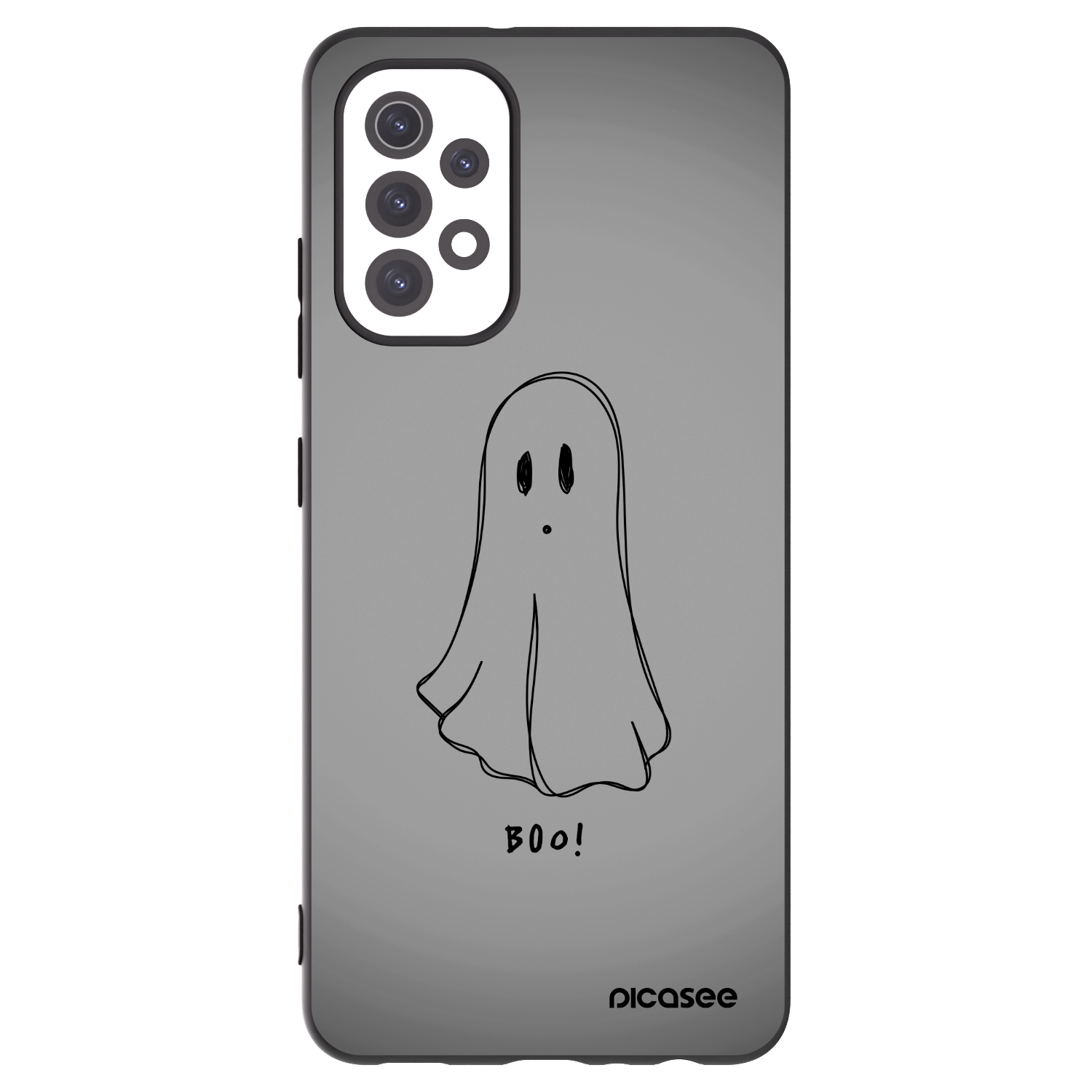 Picasee fekete szilikon tok az alábbi mobiltelefonokra Samsung Galaxy A32 5G A326B - Ghost