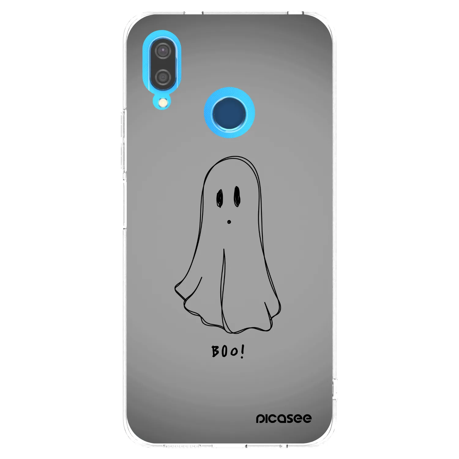 Picasee átlátszó szilikon tok az alábbi mobiltelefonokra Huawei P20 Lite - Ghost