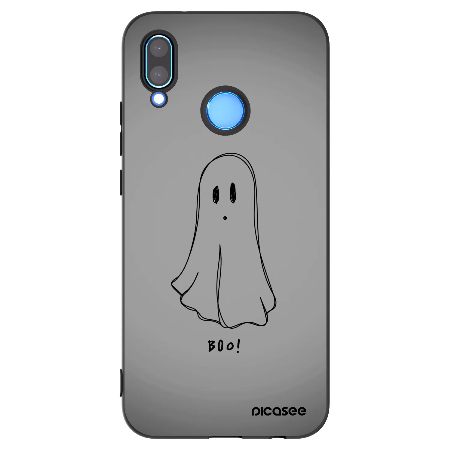 Picasee fekete szilikon tok az alábbi mobiltelefonokra Huawei P20 Lite - Ghost