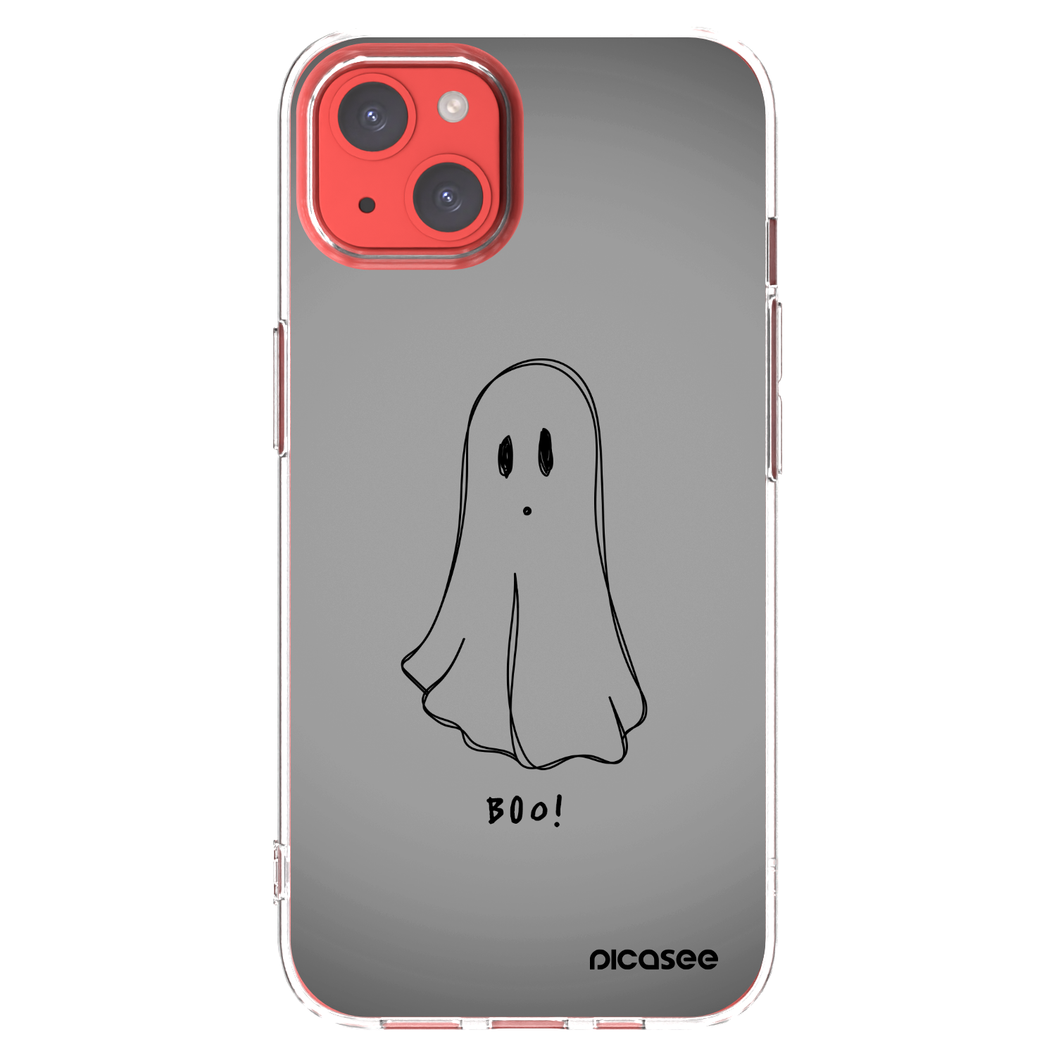 Picasee átlátszó szilikon tok az alábbi mobiltelefonokra Apple iPhone 13 - Ghost