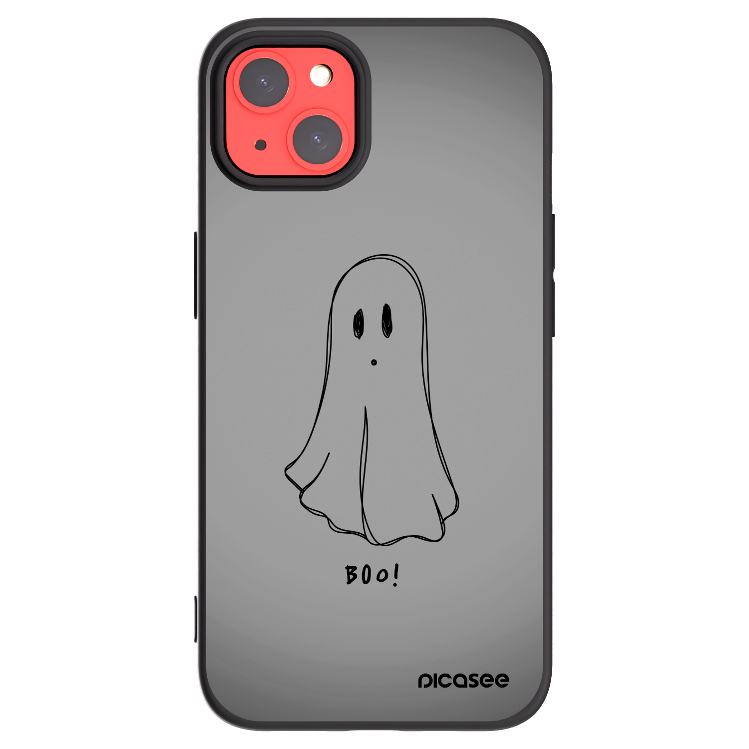 Picasee fekete szilikon tok az alábbi mobiltelefonokra Apple iPhone 13 - Ghost