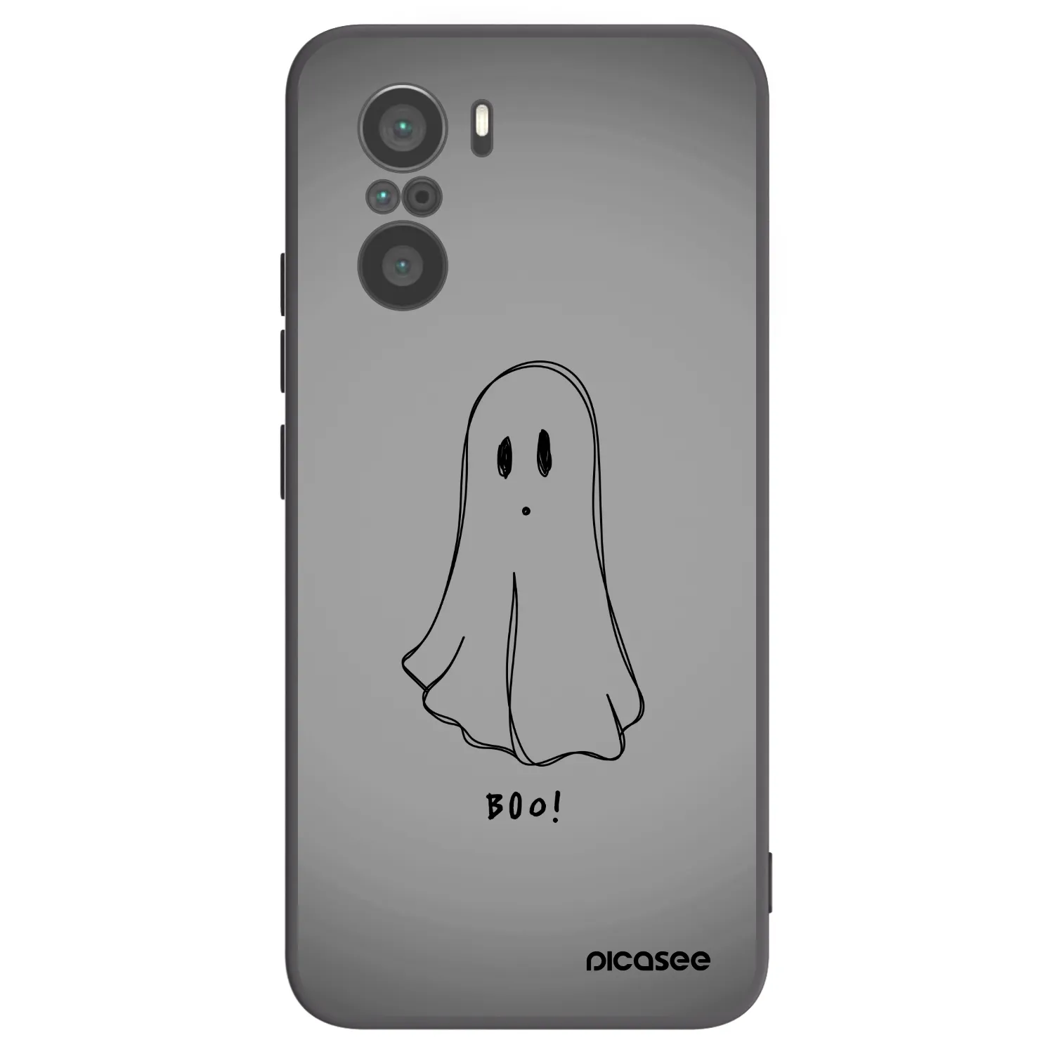 Picasee fekete szilikon tok az alábbi mobiltelefonokra Xiaomi Poco F3 - Ghost