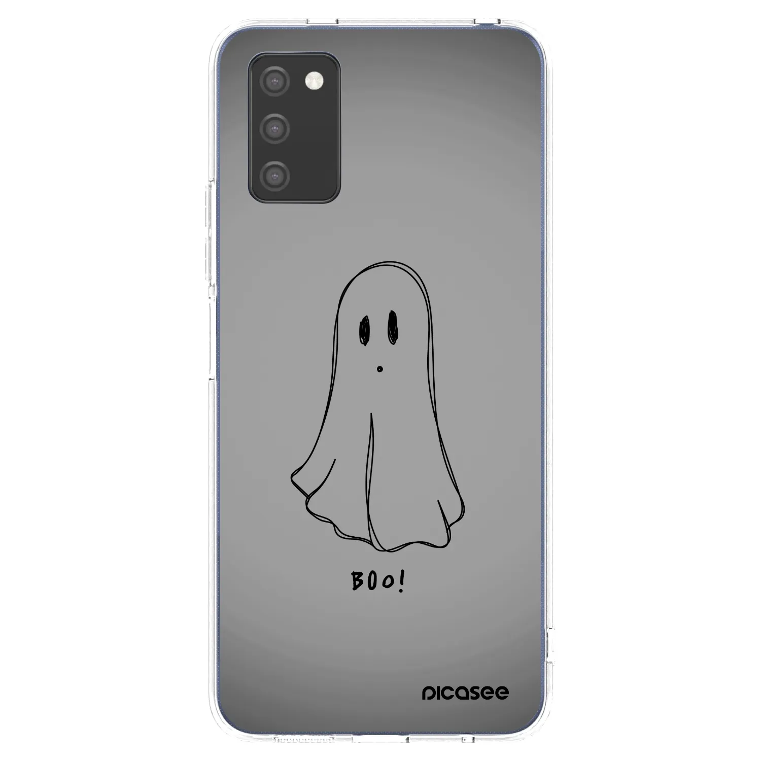Picasee átlátszó szilikon tok az alábbi mobiltelefonokra Samsung Galaxy A02s A025G - Ghost