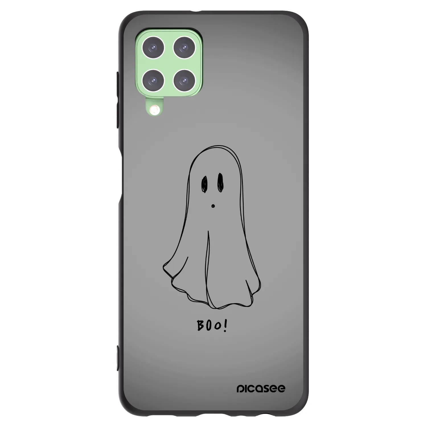 Picasee fekete szilikon tok az alábbi mobiltelefonokra Samsung Galaxy A22 A225F 4G - Ghost