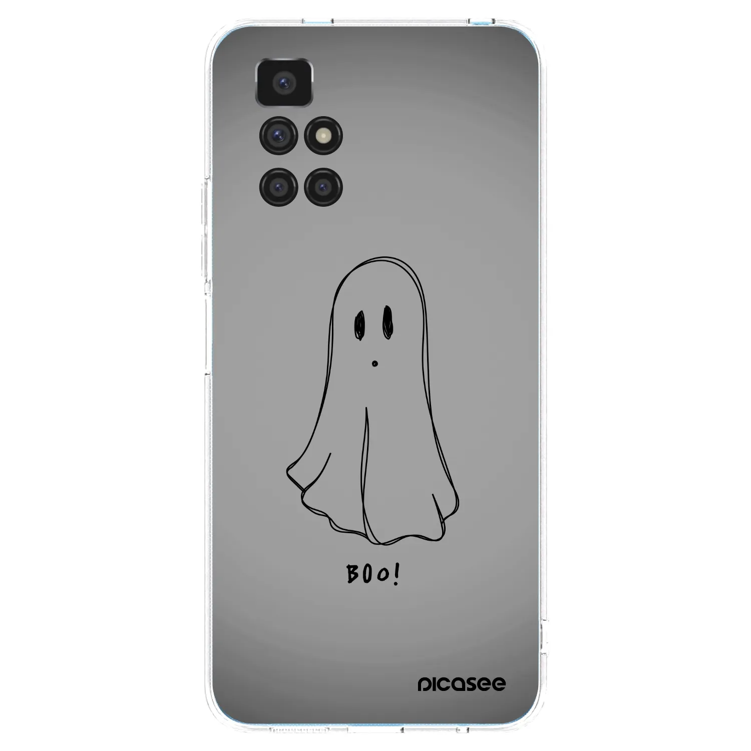 Picasee átlátszó szilikon tok az alábbi mobiltelefonokra Xiaomi Redmi 10 - Ghost