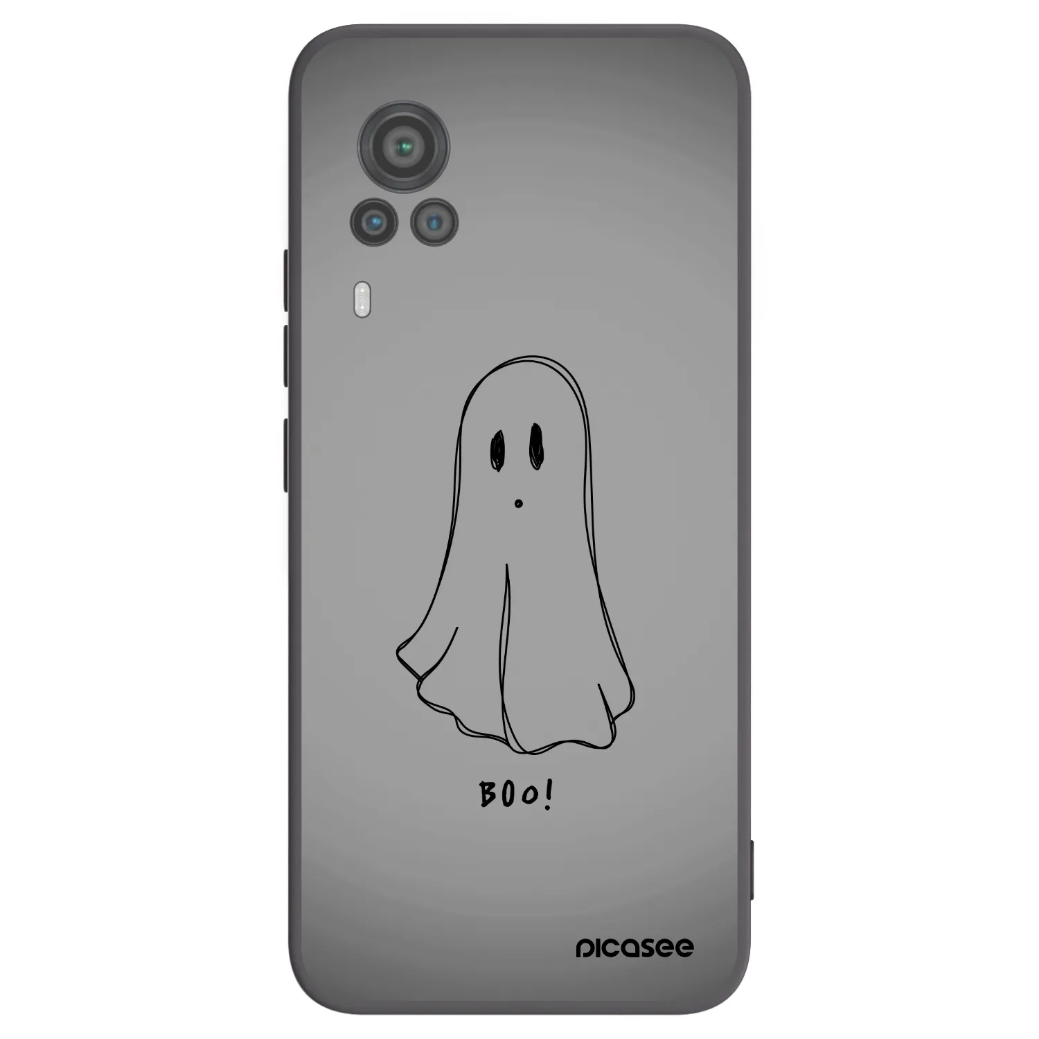 Picasee fekete szilikon tok az alábbi mobiltelefonokra Vivo X60 Pro 5G - Ghost