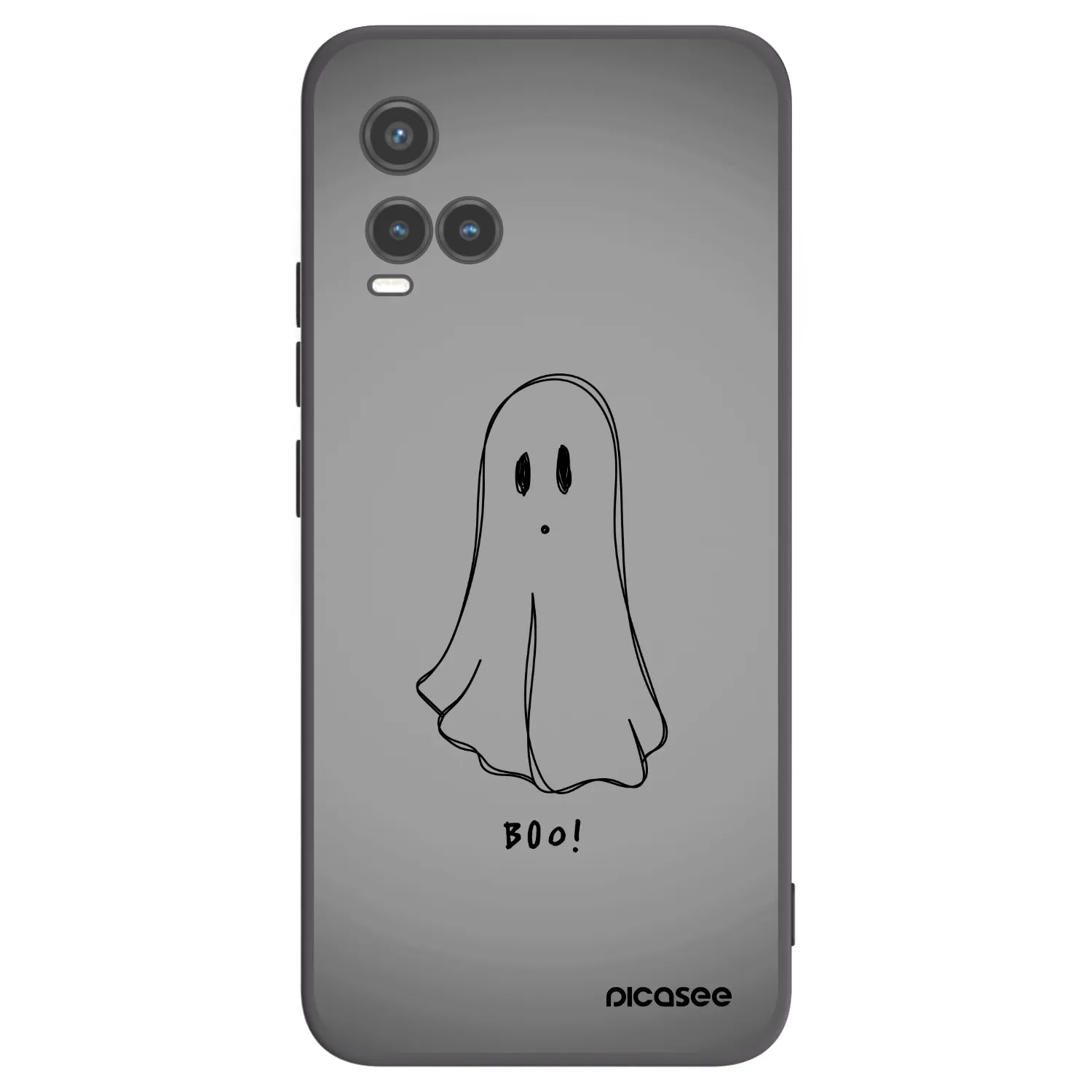 Picasee fekete szilikon tok az alábbi mobiltelefonokra Vivo Y33s - Ghost