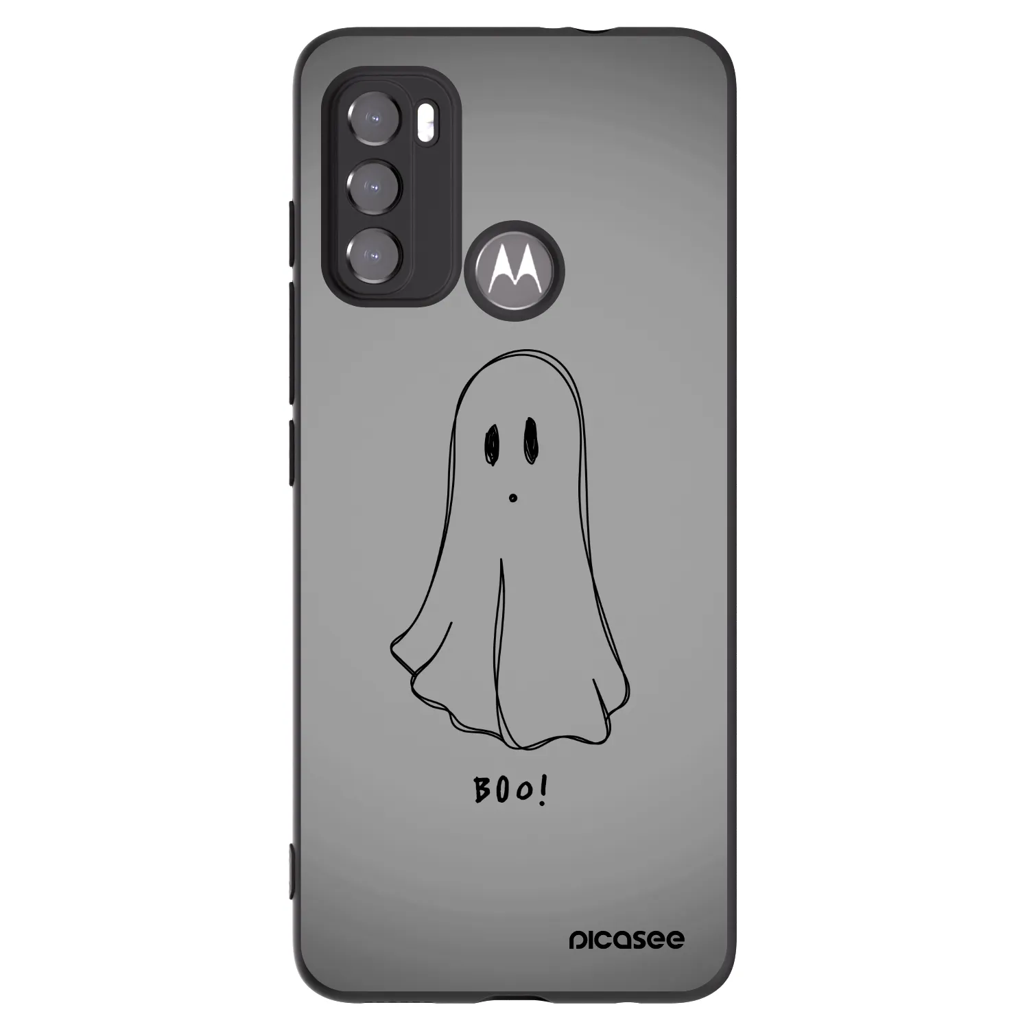Picasee fekete szilikon tok az alábbi mobiltelefonokra Motorola Moto G60 - Ghost