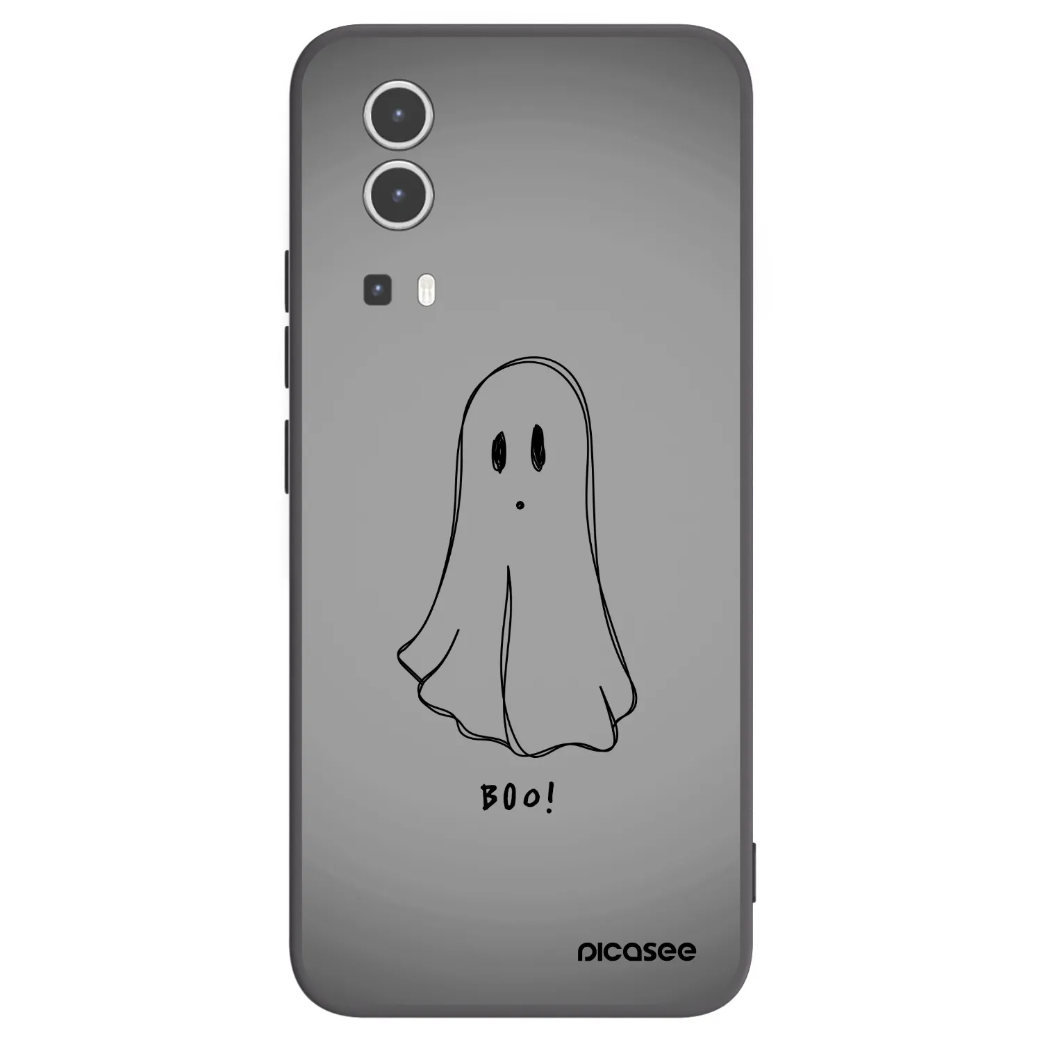 Picasee fekete szilikon tok az alábbi mobiltelefonokra Vivo Y72 5G - Ghost