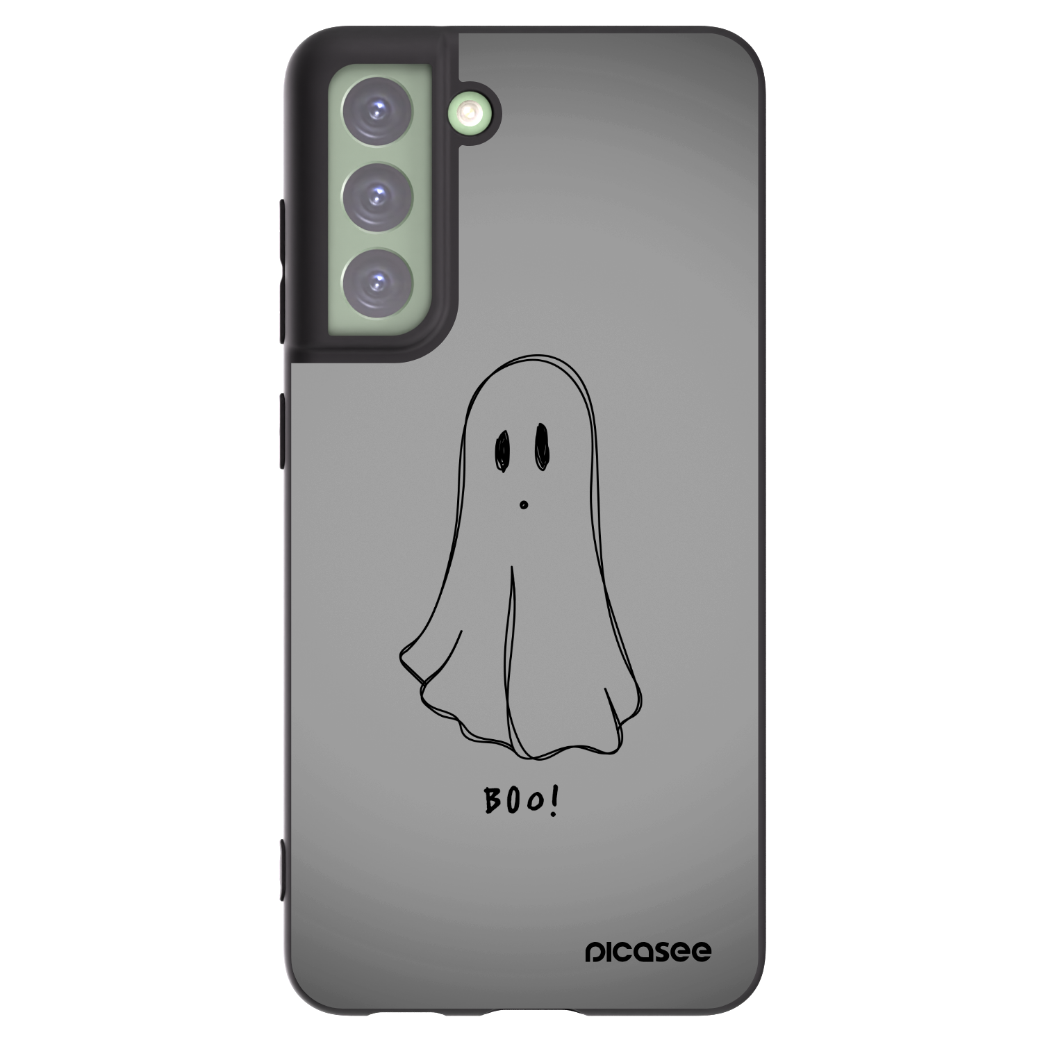 Picasee fekete szilikon tok az alábbi mobiltelefonokra Samsung Galaxy S21 FE 5G - Ghost
