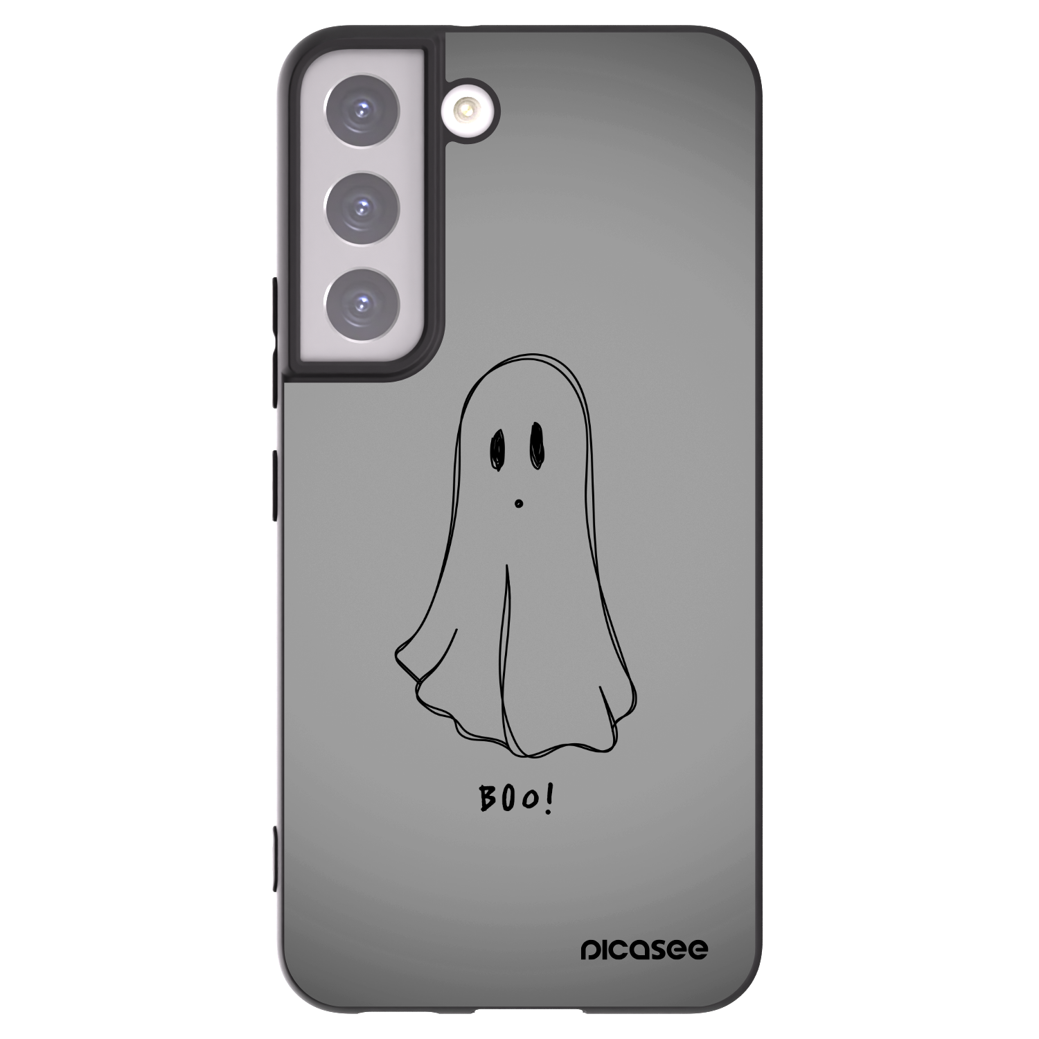 Picasee fekete szilikon tok az alábbi mobiltelefonokra Samsung Galaxy S22 5G - Ghost
