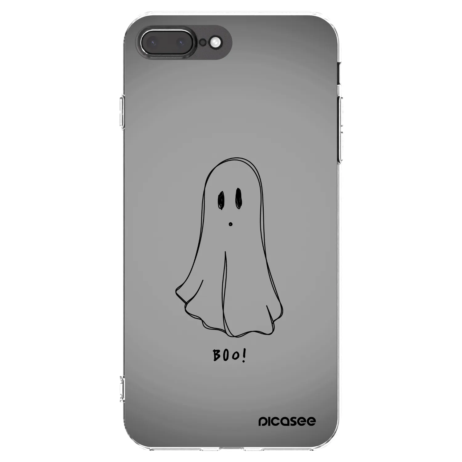 Picasee átlátszó szilikon tok az alábbi mobiltelefonokra Apple iPhone 7 Plus - Ghost