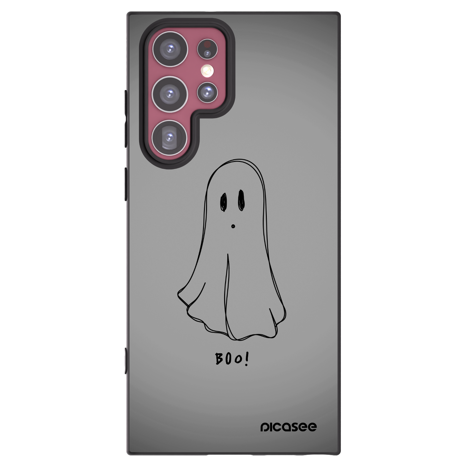 Picasee fekete szilikon tok az alábbi mobiltelefonokra Samsung Galaxy S22 Ultra 5G - Ghost